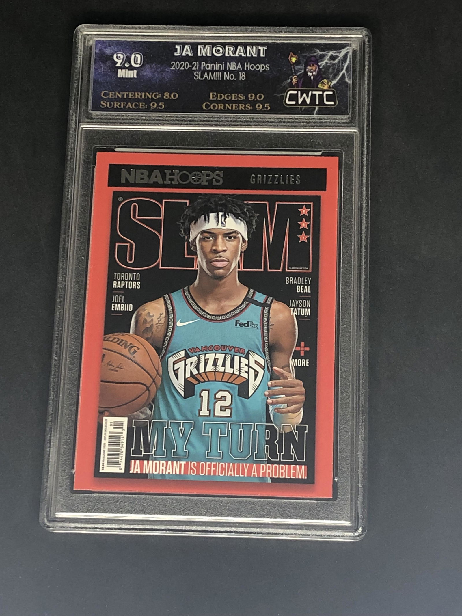 Ja Morant Panini NBA Hoops Graded CWTC 9 (1 of 1)