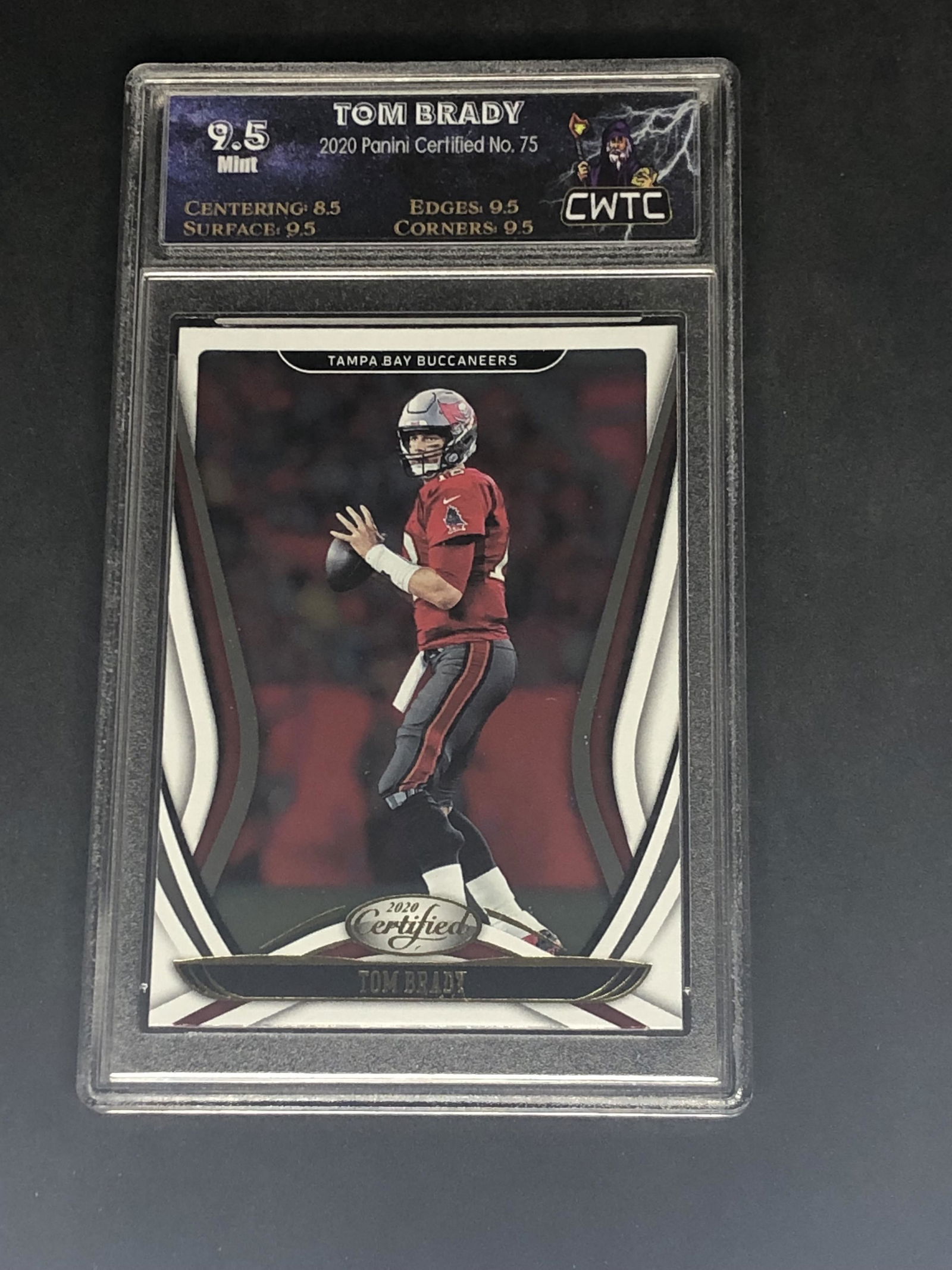 Tom Brady Panini Certified Graded CWTC 9.5 (1 of 1)