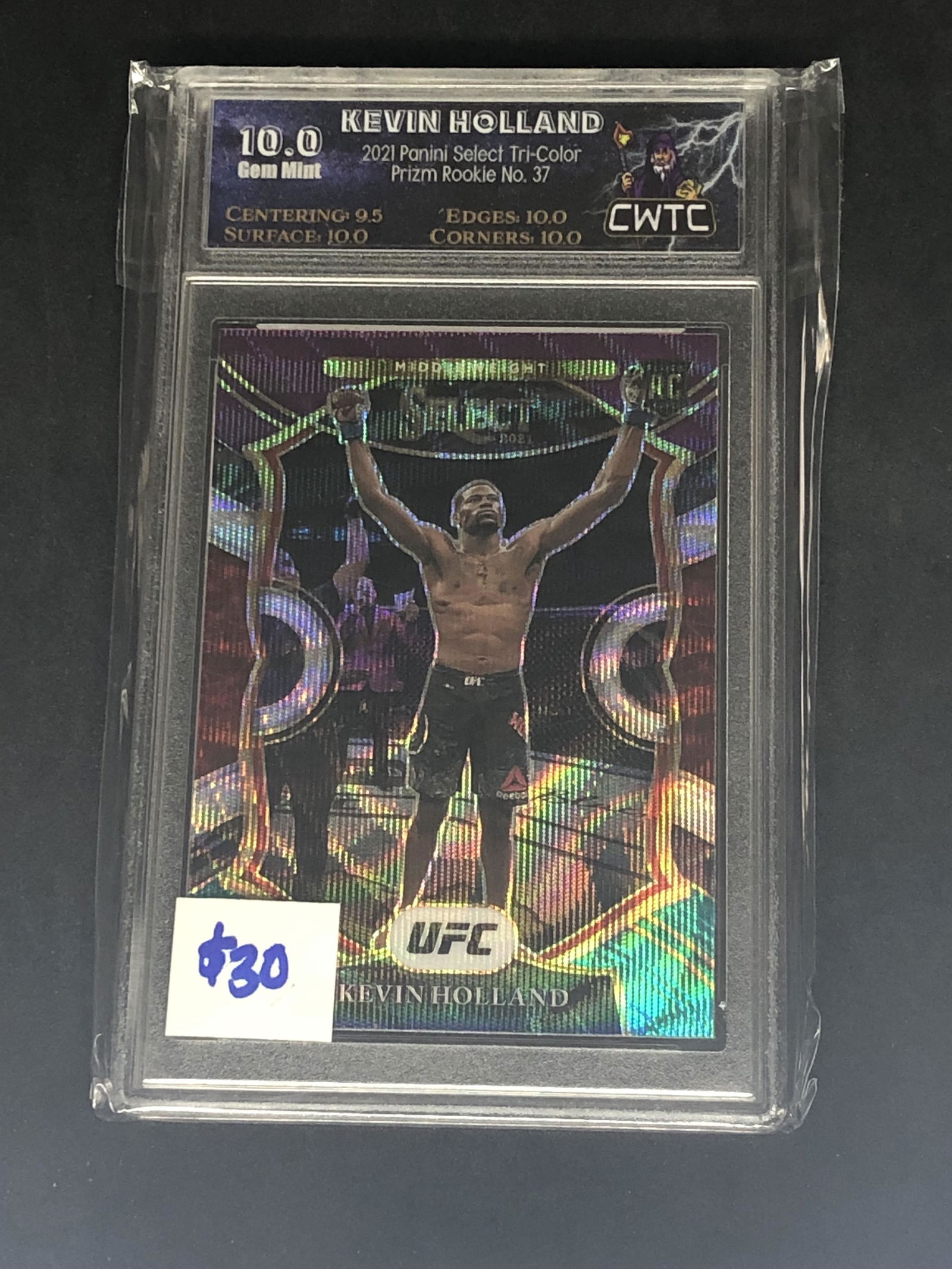 Kevin Holland Panini Select Tri-Color Prizm Rookie (1 of 1)