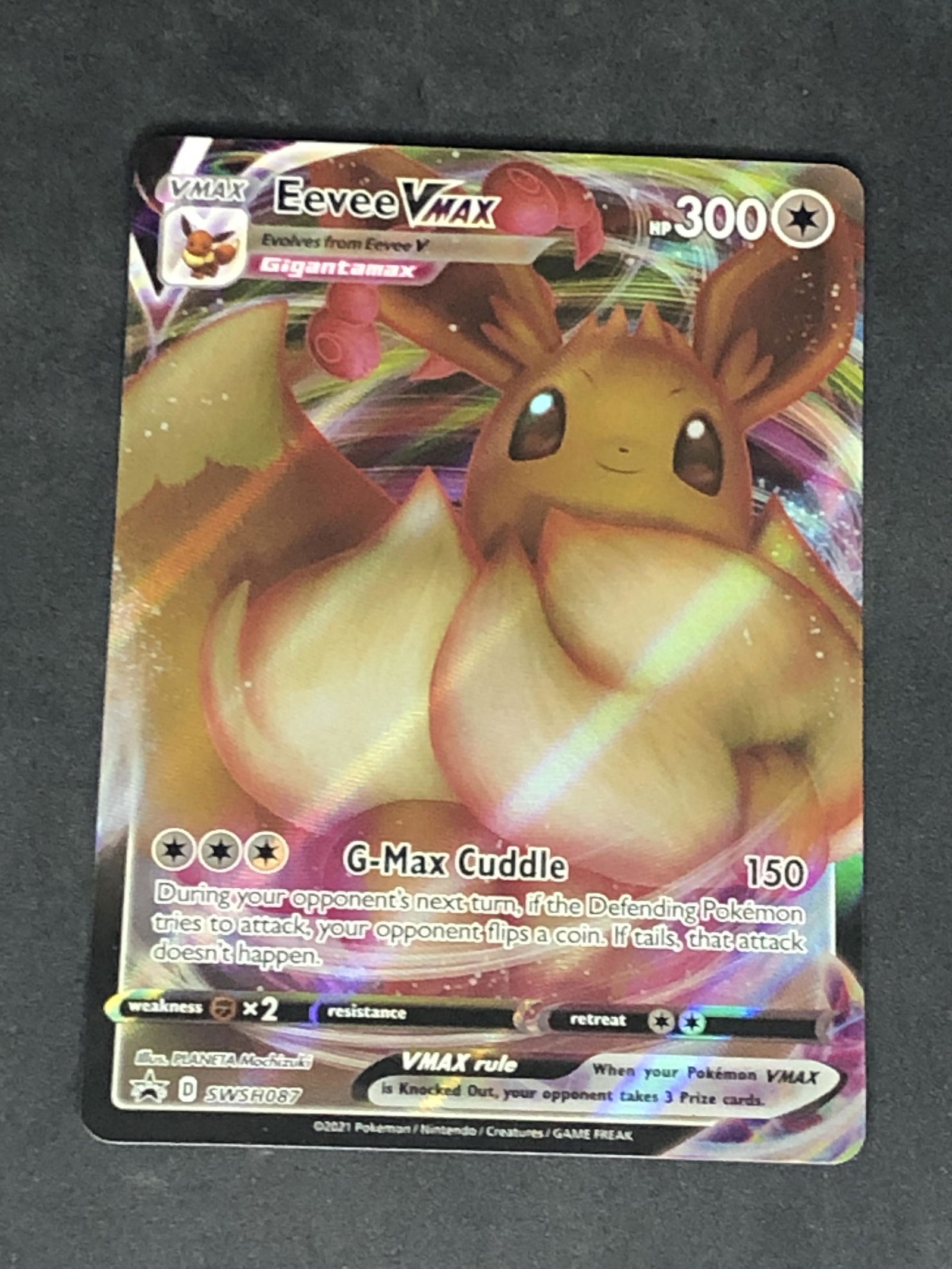 Eevee VMAX Full Art Pokemon Card (1 of 1)