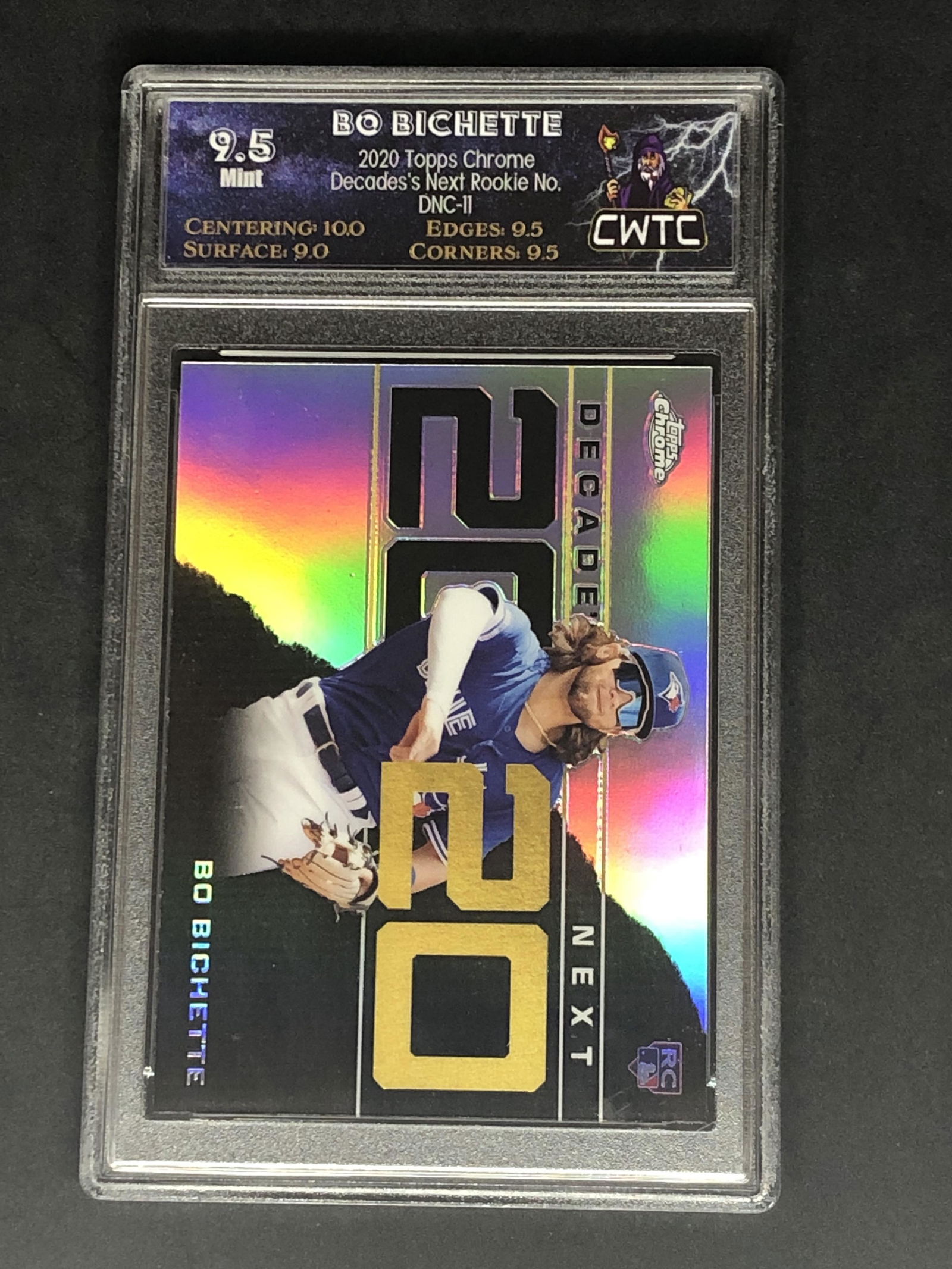 Bo Bichette Topps Chrome Rookie Graded CWTC 9.5 (1 of 1)