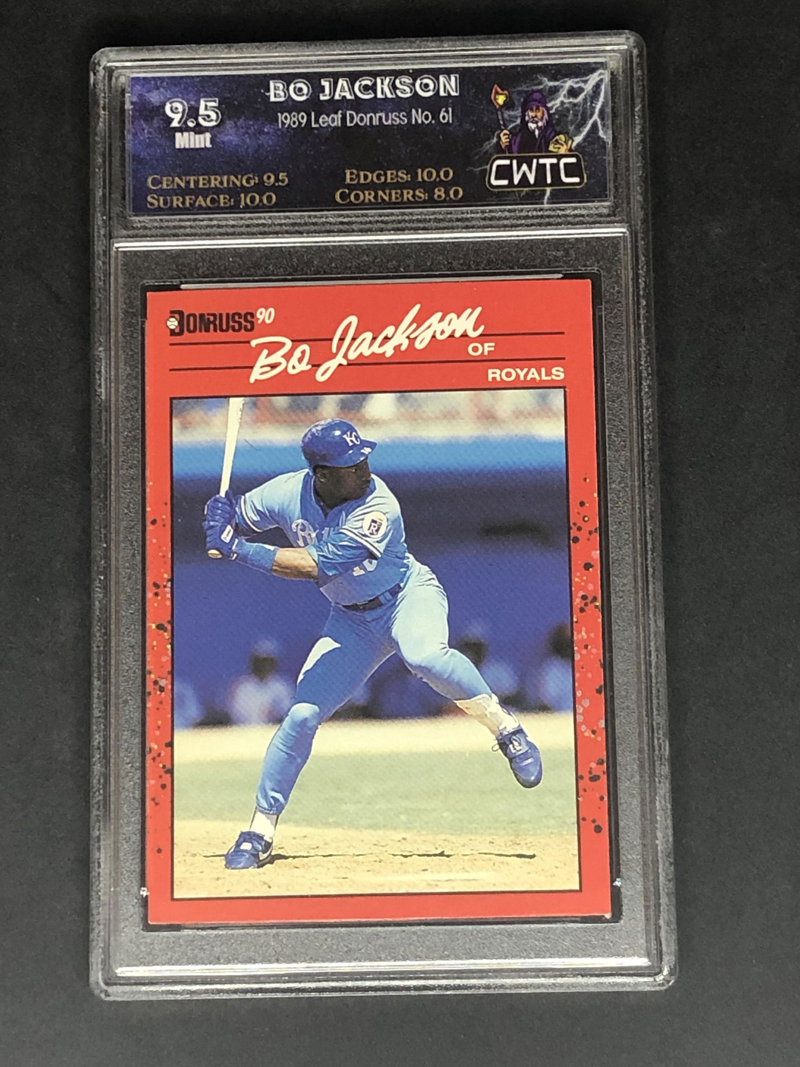 Bo Jackson Leaf Donruss Graded CWTC 9.5 (1 of 1)
