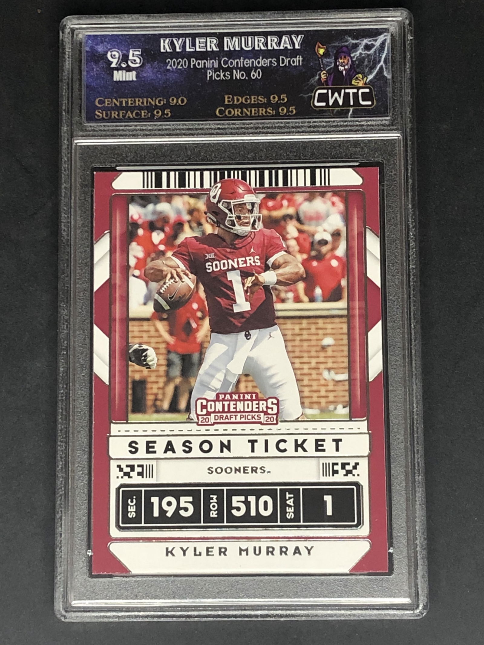 Kyler Murray Panini Contenders Graded CWTC 9.5 (1 of 1)