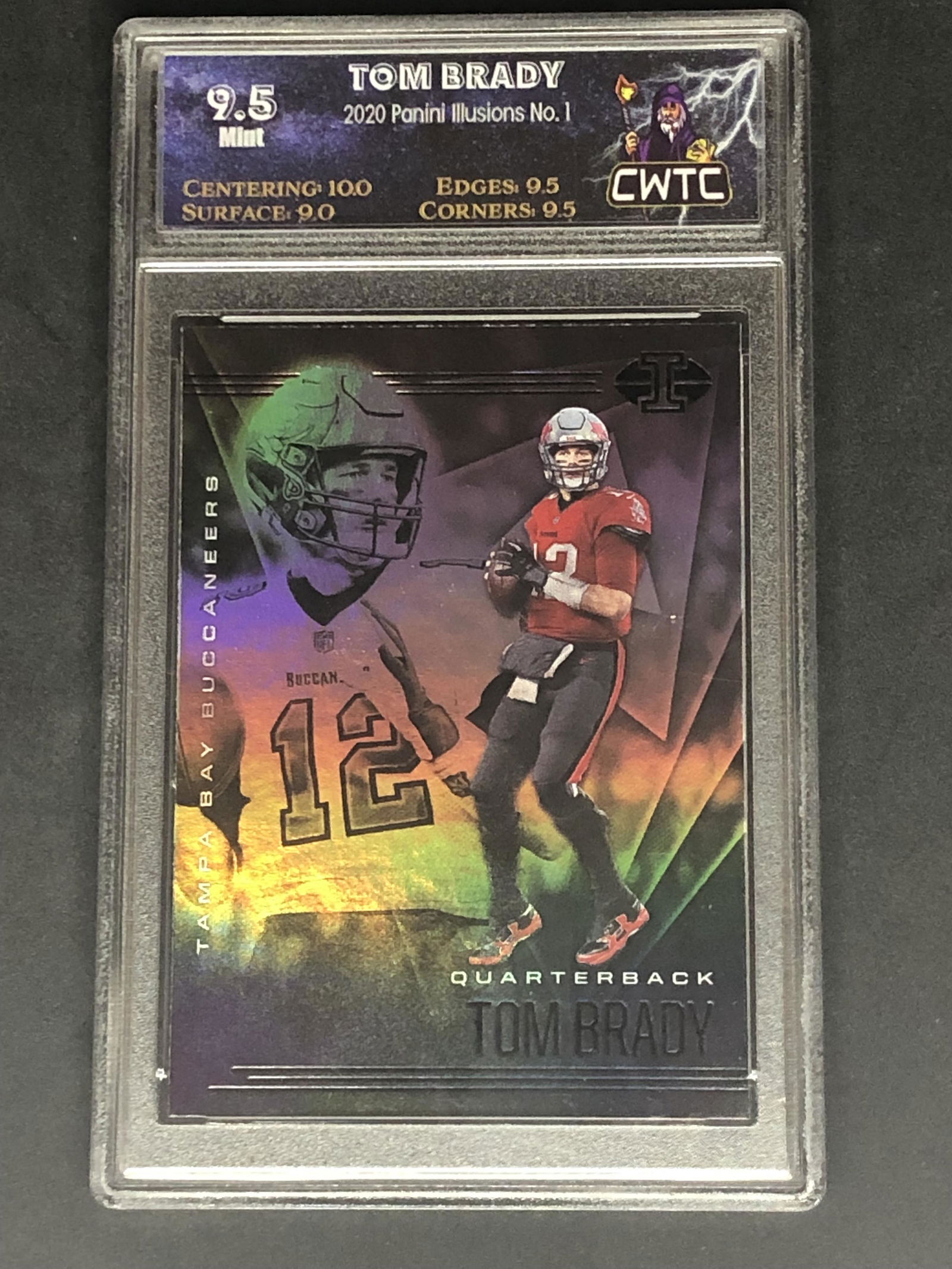 Tom Brady Panini Illusions Graded CWTC 9.5 (1 of 1)