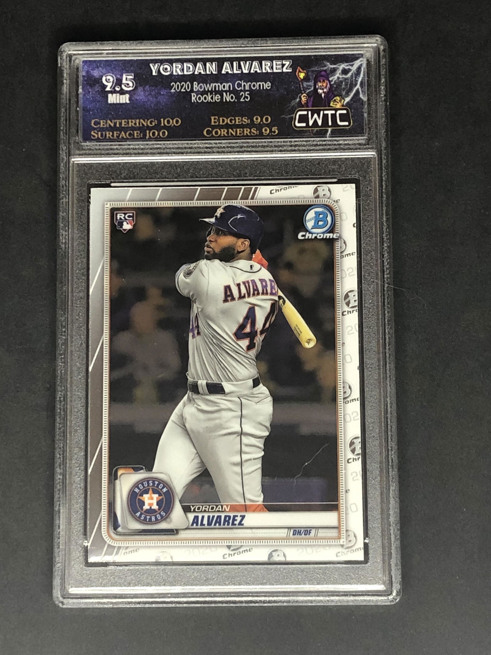 Yordan Alvarez Bowman Chrome Rookie Graded CWTC 9.5 (1 of 1)