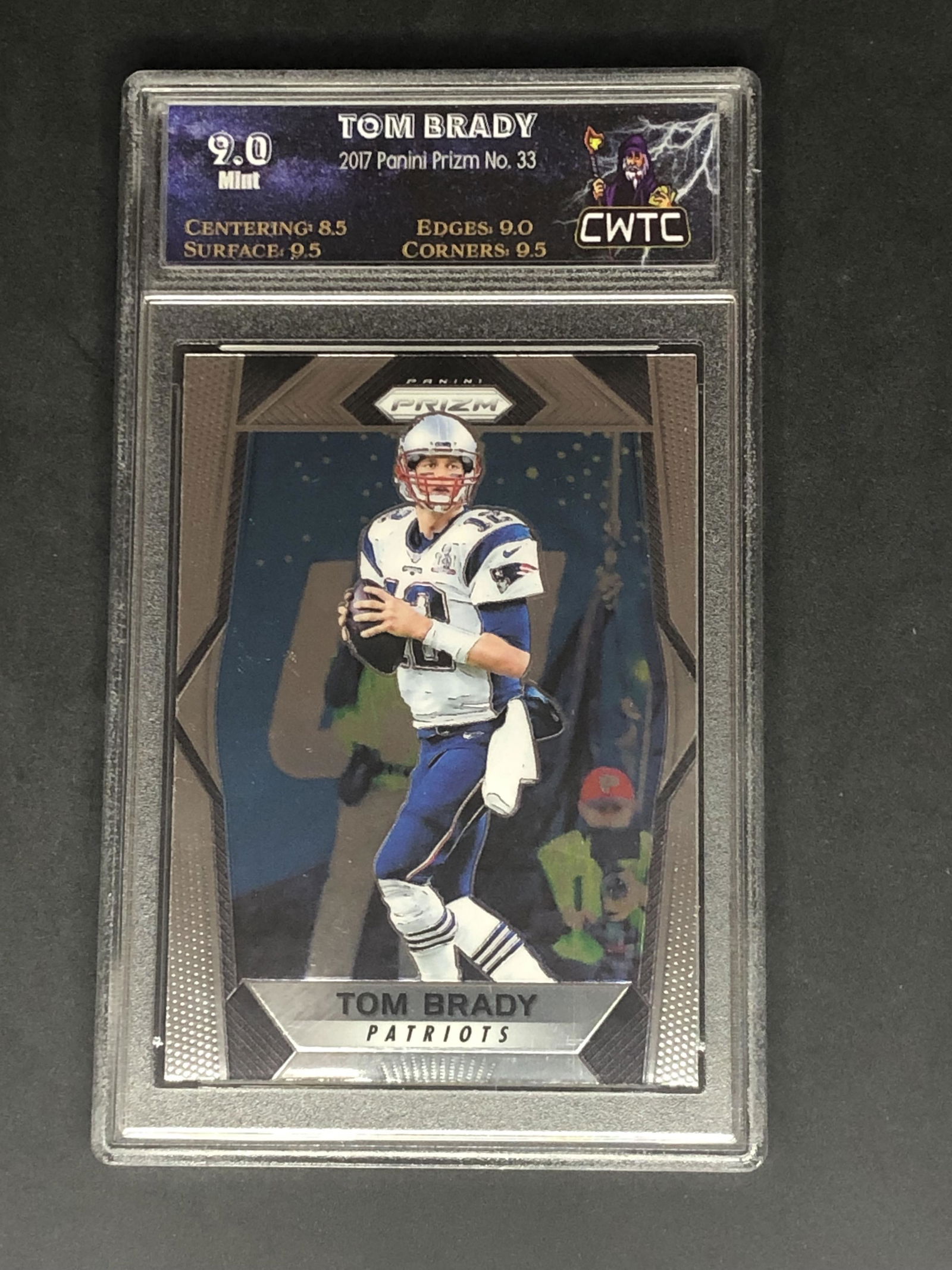 Tom Brady Panini Prizm Graded CWTC 9 (1 of 1)