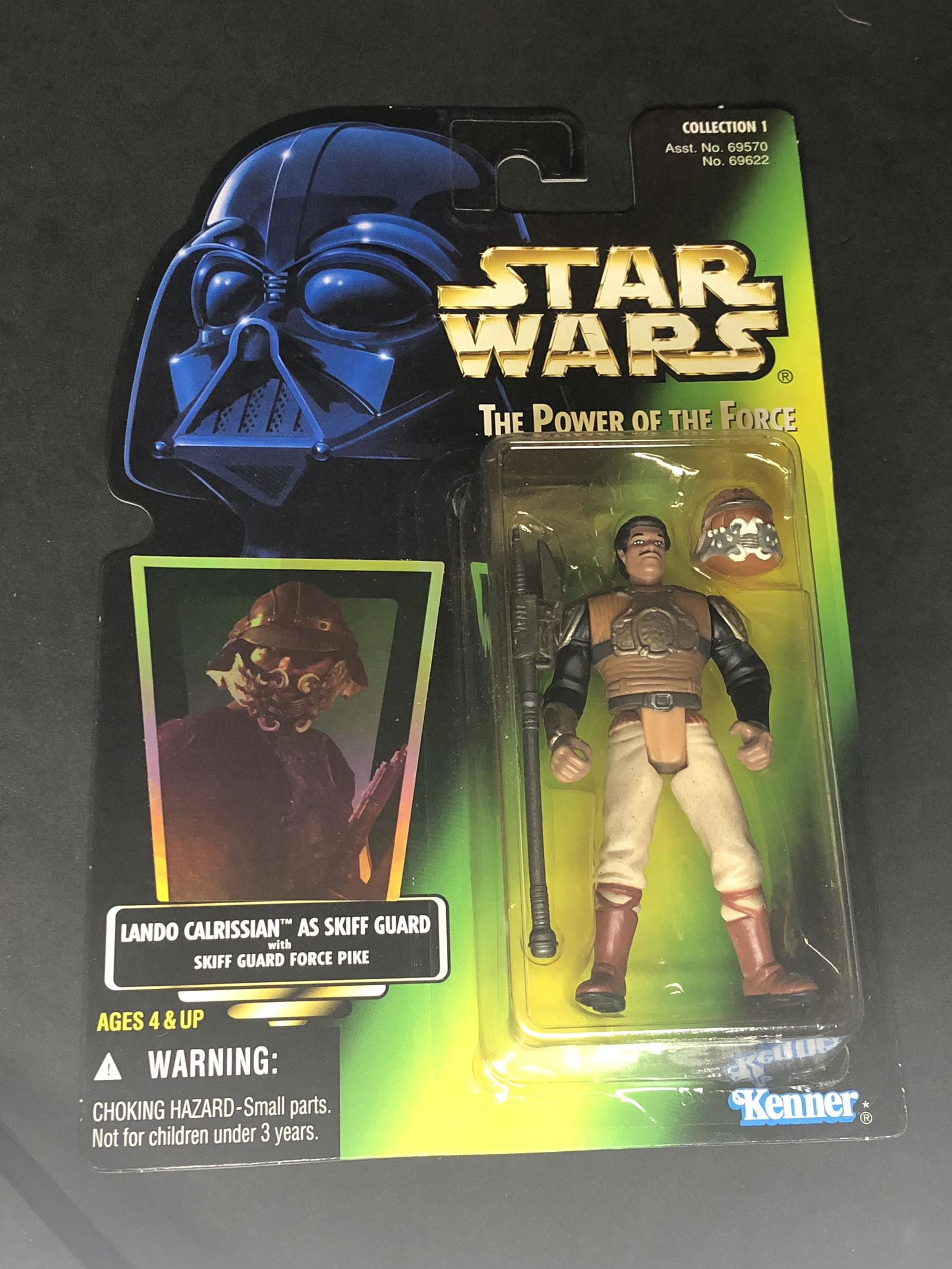 Vintage Kenner Star Wars Lando Calrissian as Skiff Guard Action Figure (1 of 1)