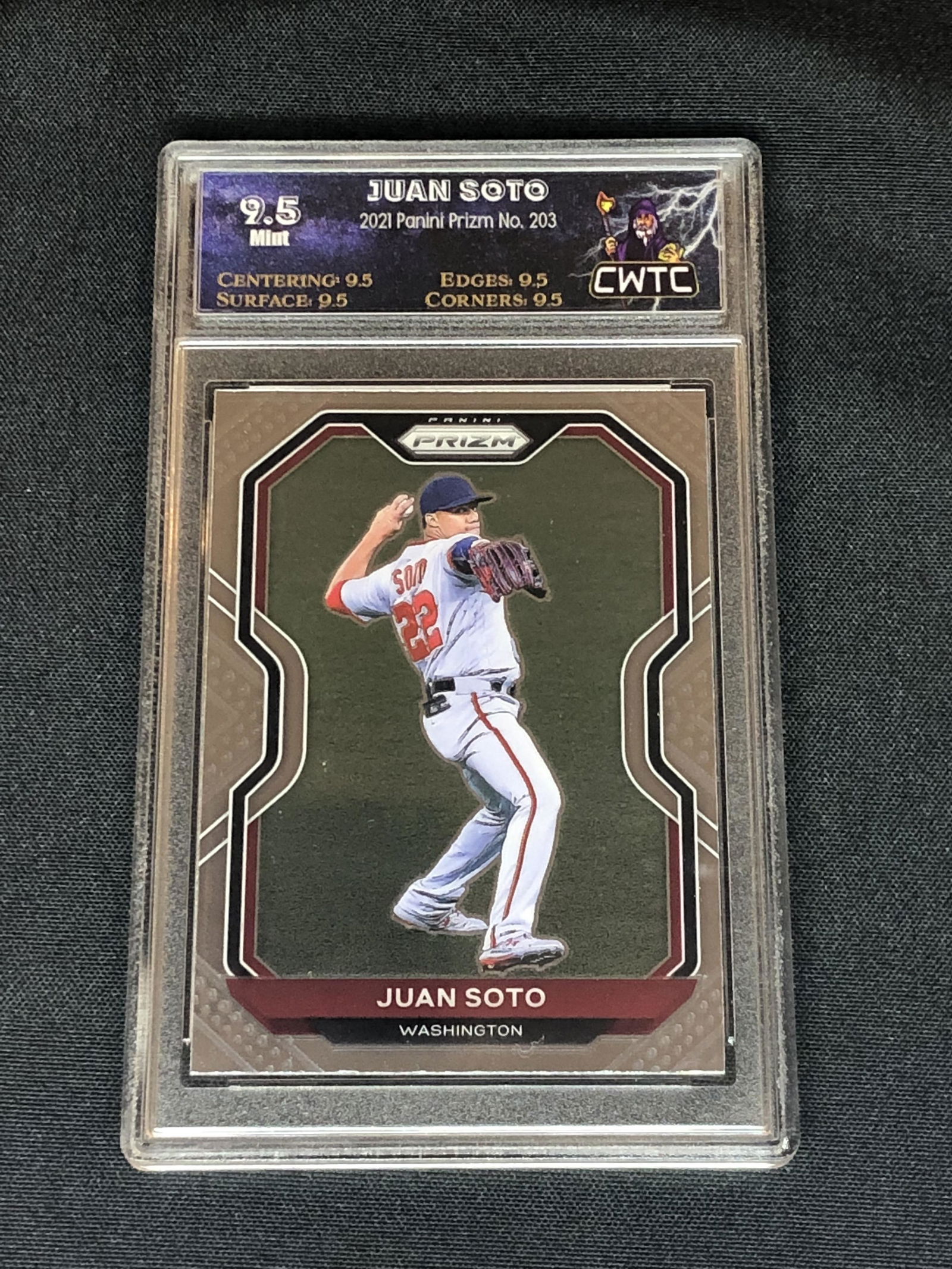 Juan Soto Panini Prizm Graded CWTC 9.5 (1 of 1)
