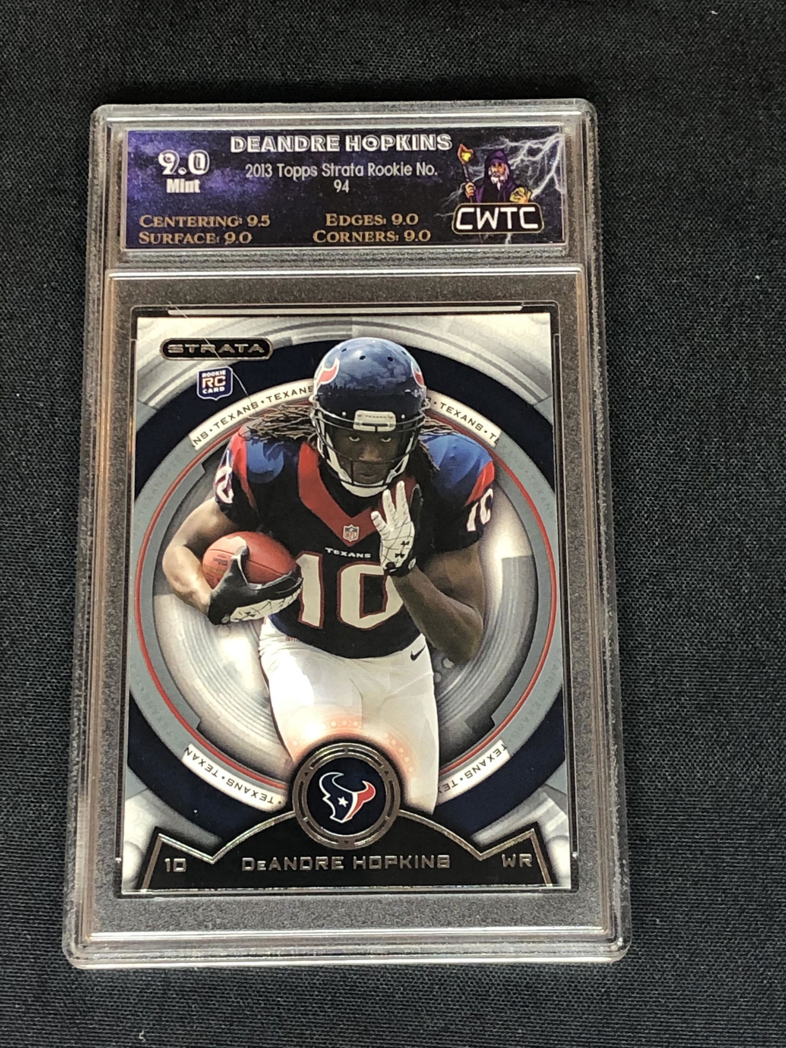 DeAndre Hopkins Topps Strata Rookie Graded CWTC 9 (1 of 1)