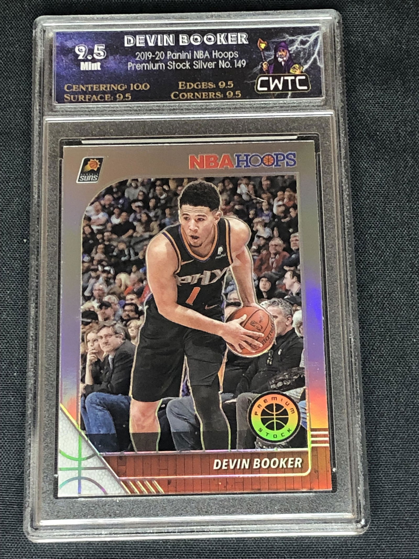 Devin Booker Panini NBA Hoops Silver Graded CWTC 9.5 (1 of 1)