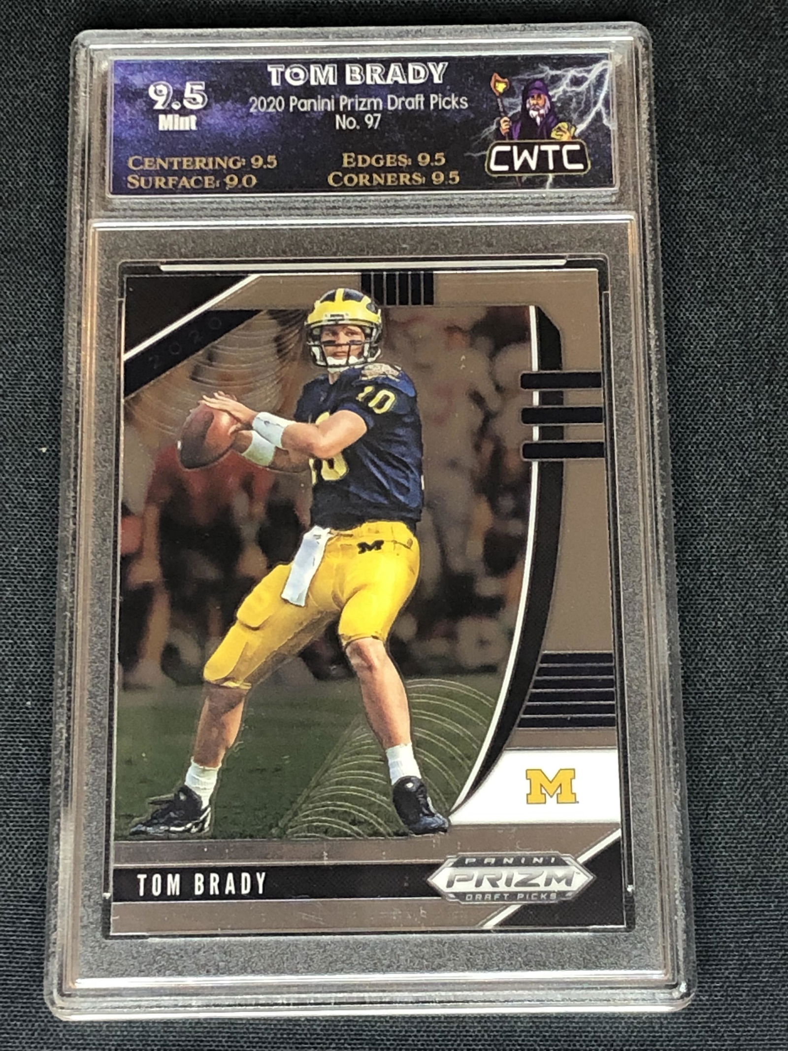 Tom Brady Panini Prizm Graded CWTC 9.5 (1 of 1)