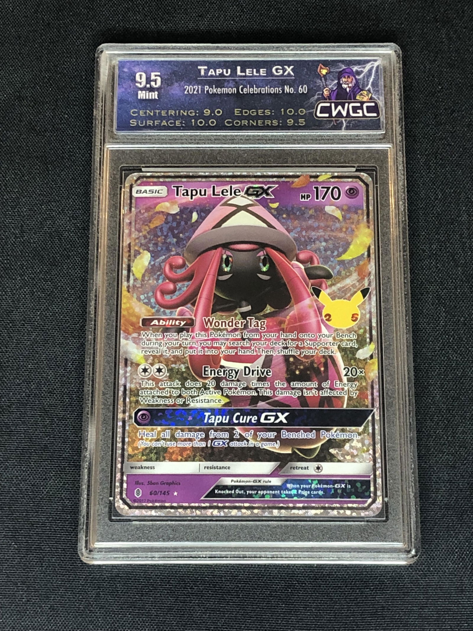 Tapu Lele GX Graded CWTC 9.5 (1 of 1)