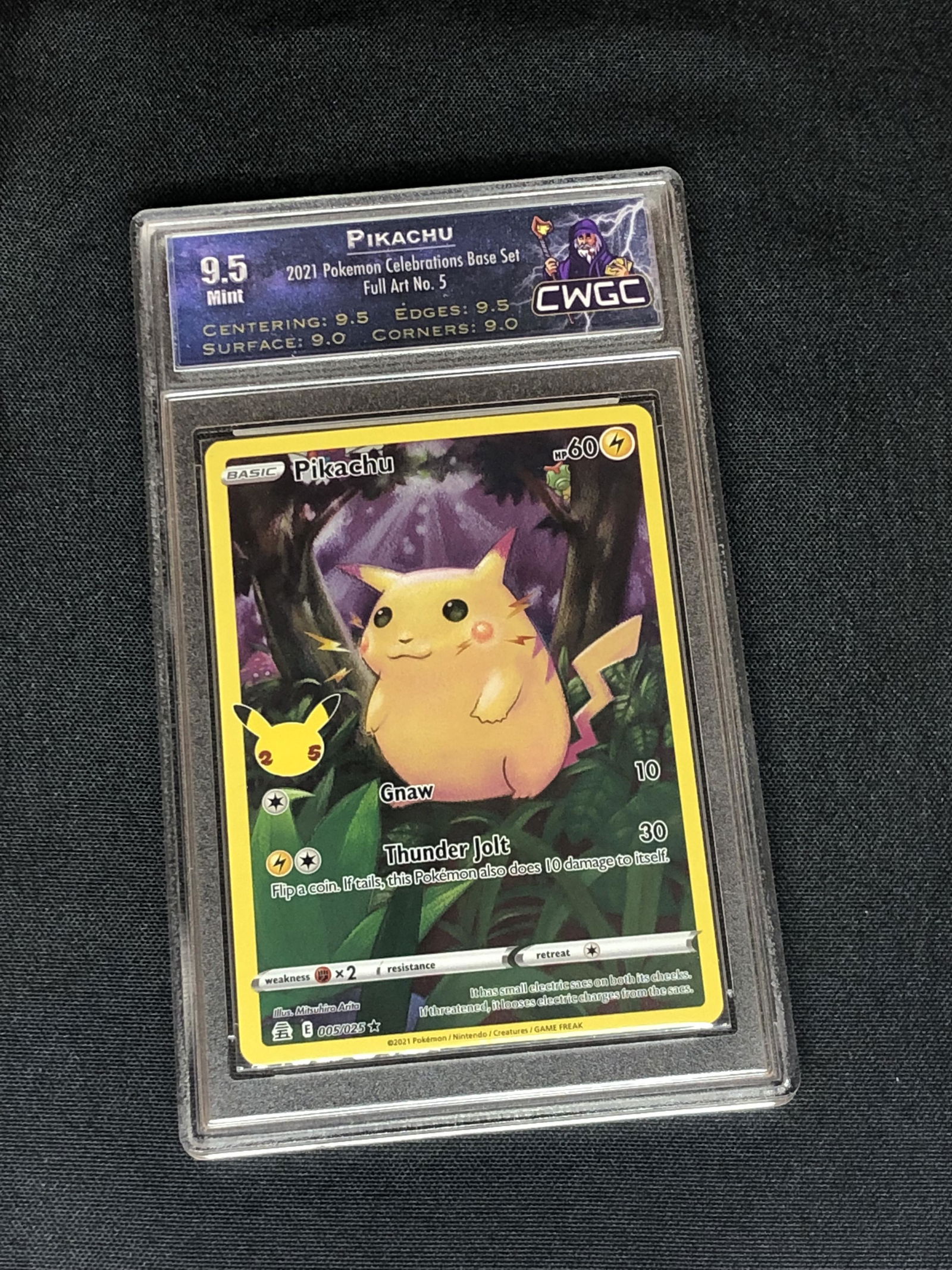Pikachu Graded CWTC 9.5 (1 of 1)