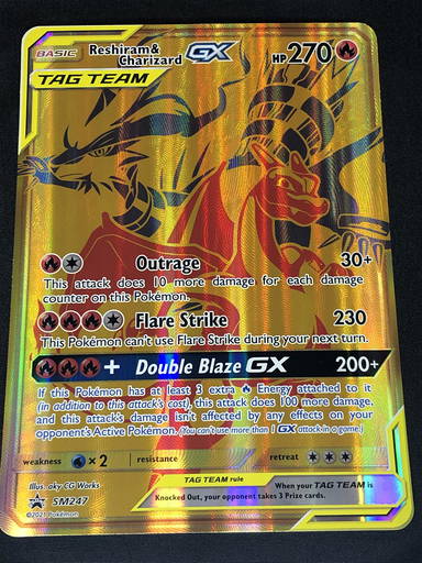 Carte Pokemon Jumbo DRACAUFEU GX