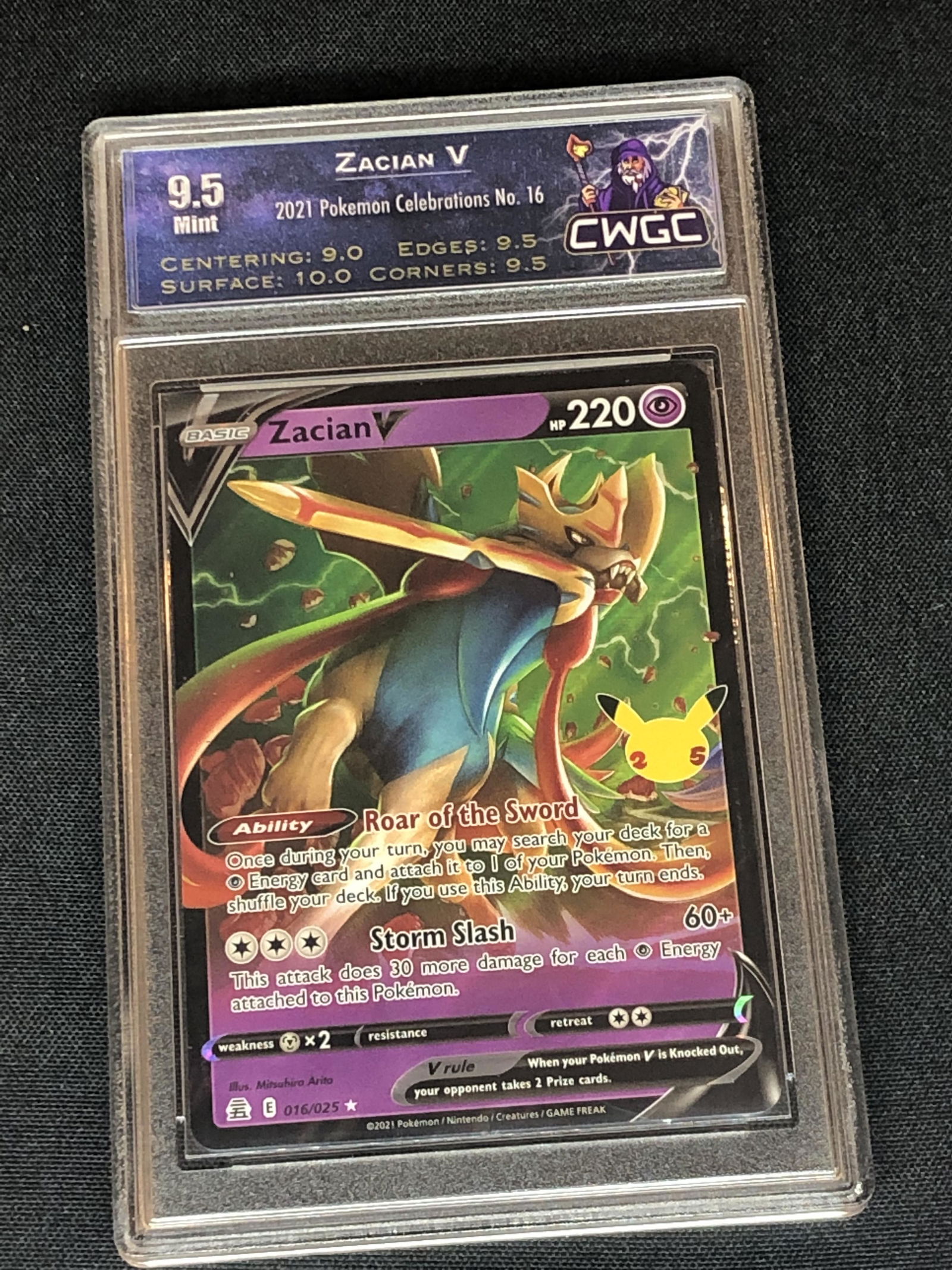Zacian V Graded CWTC 9.5 (1 of 1)
