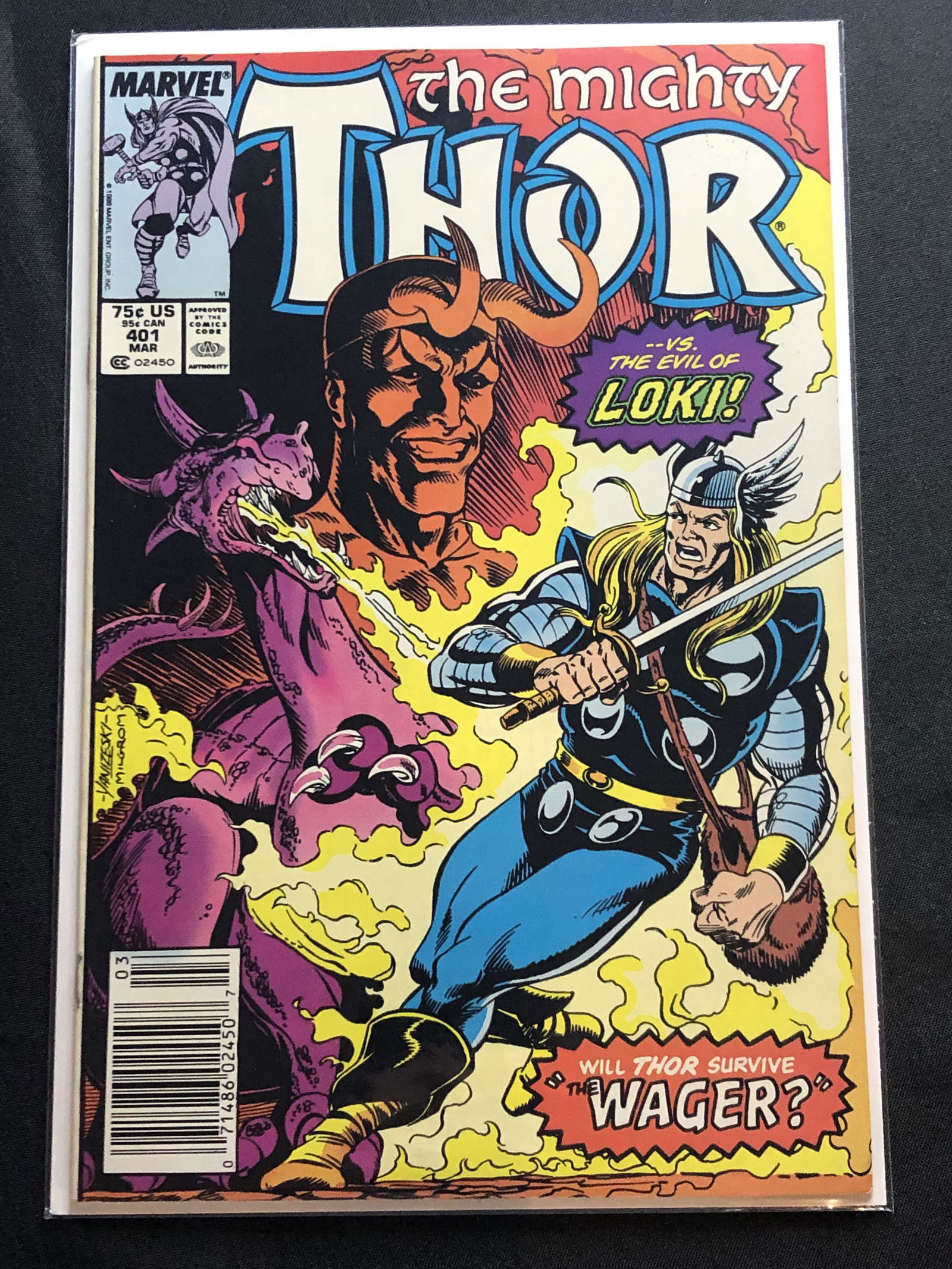 Marvel Thor Collectible Comic Book (1 of 1)
