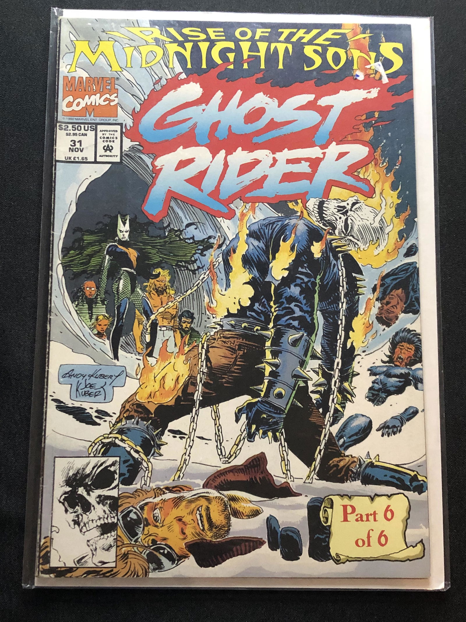 Marvel Ghost Rider Collectible Comic Book (1 of 1)