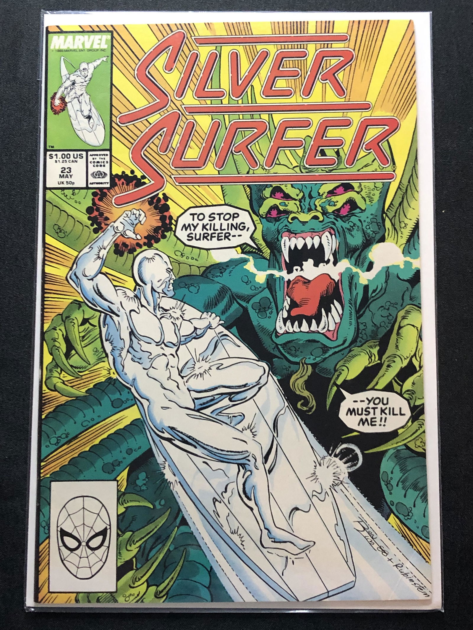 Marvel Silver Surfer Collectible Comic Book (1 of 1)