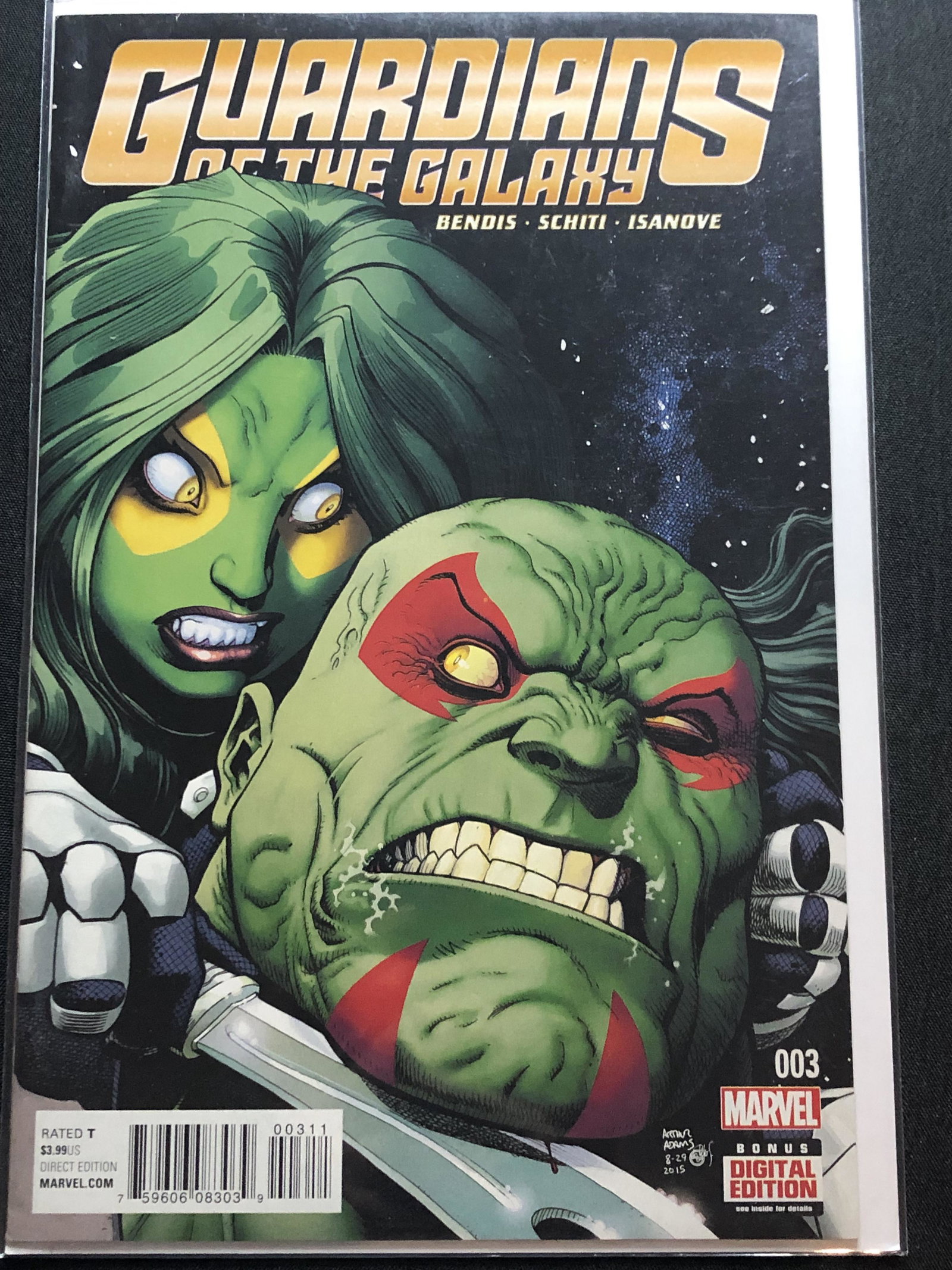 Marvel Guardians Of The Galaxy Collectible Comic Book (1 of 1)