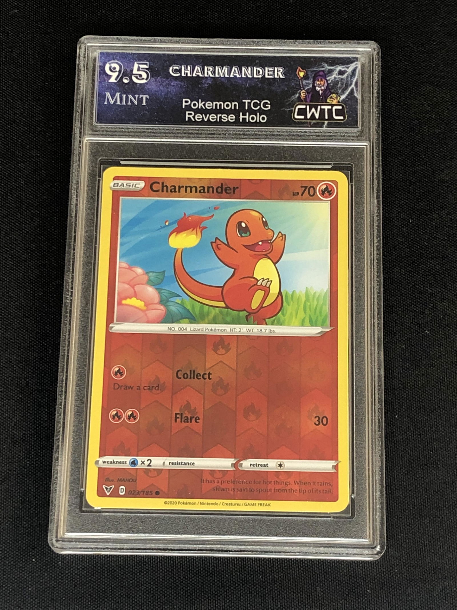 Charmander Reverse Holo Graded CWTC 9.5 (1 of 1)