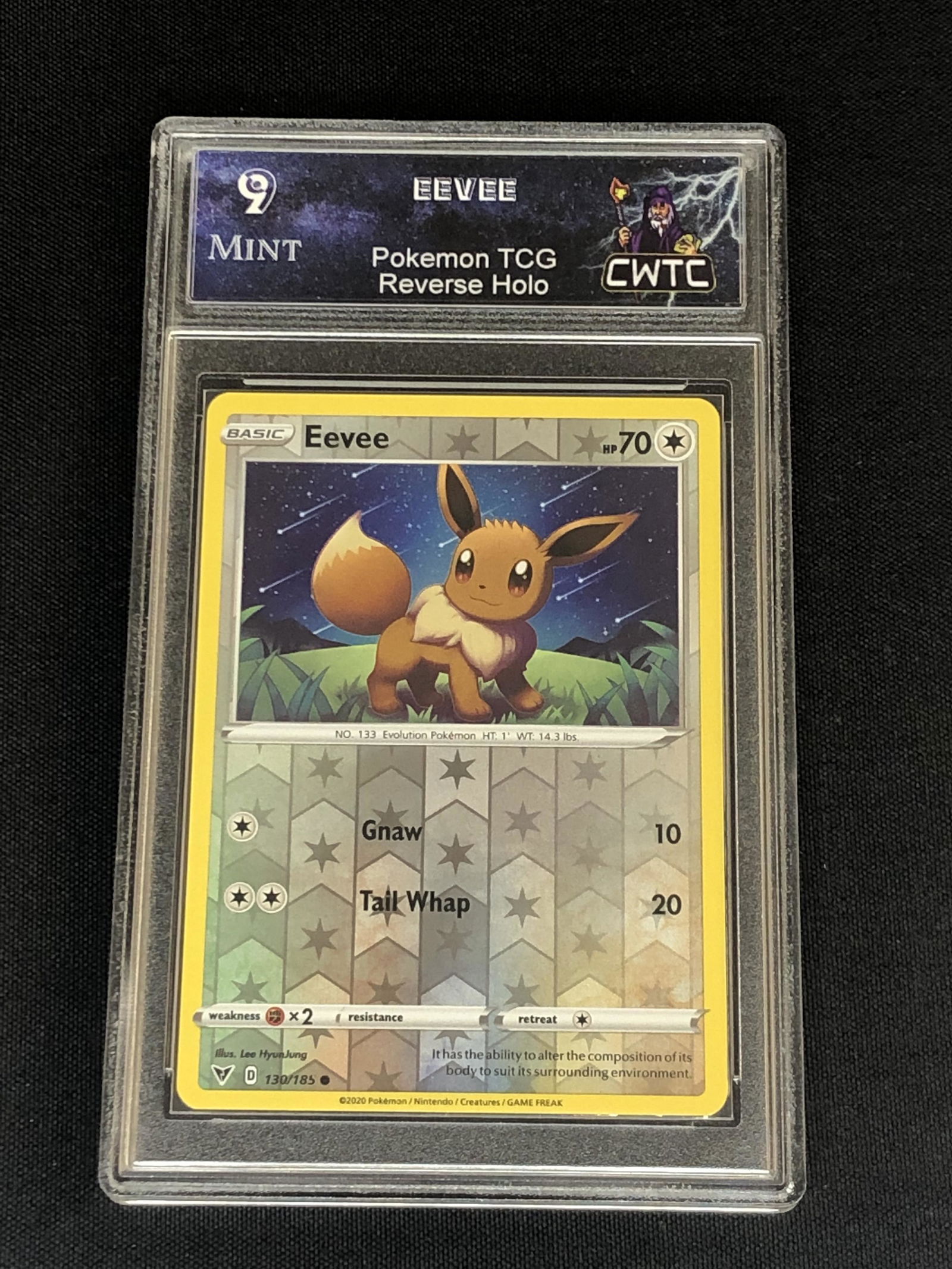 Eevee Reverse Holo Graded CWTC 9 (1 of 1)