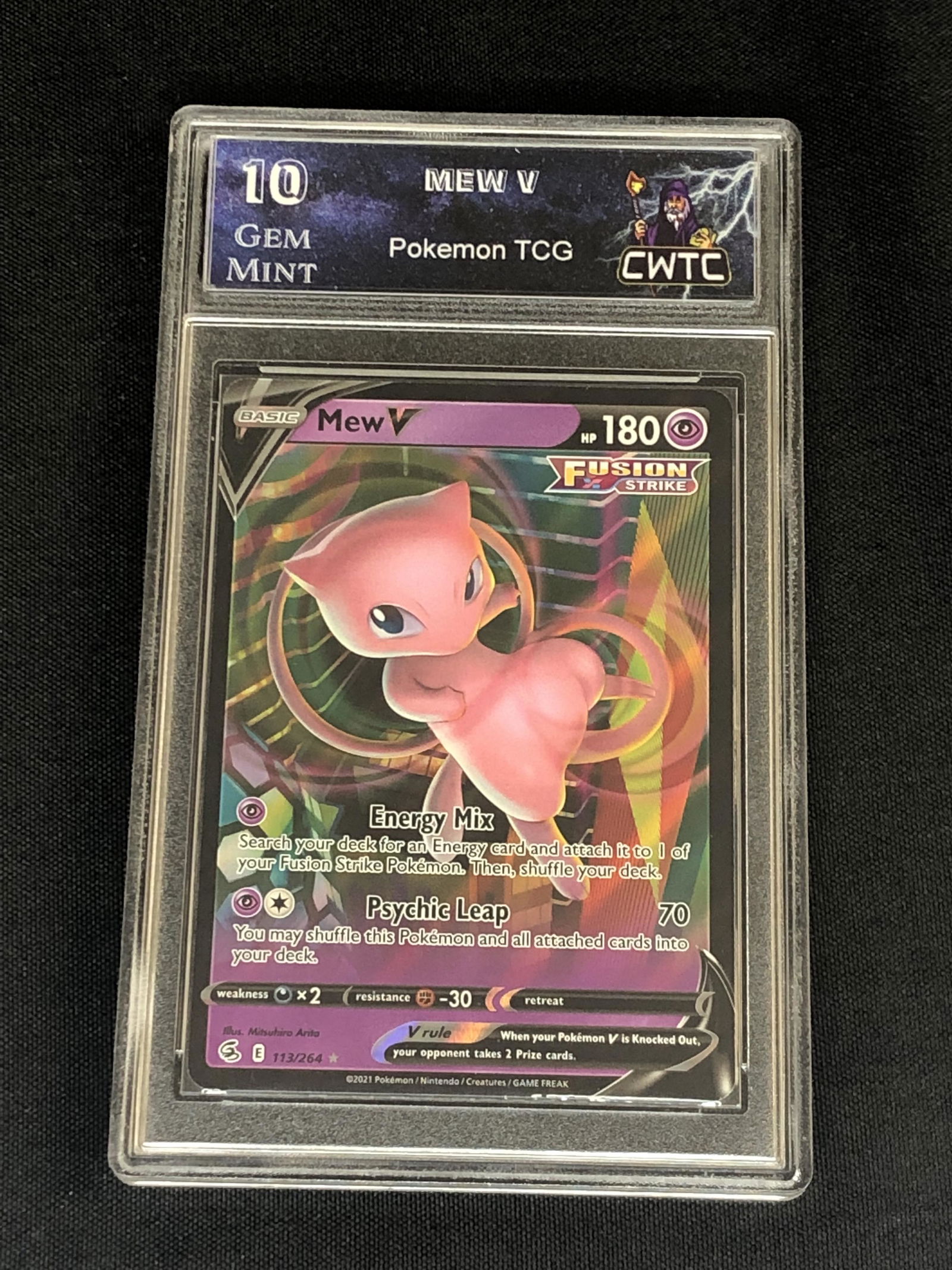Mew V Fusion Strike Graded CWTC 10 (1 of 1)