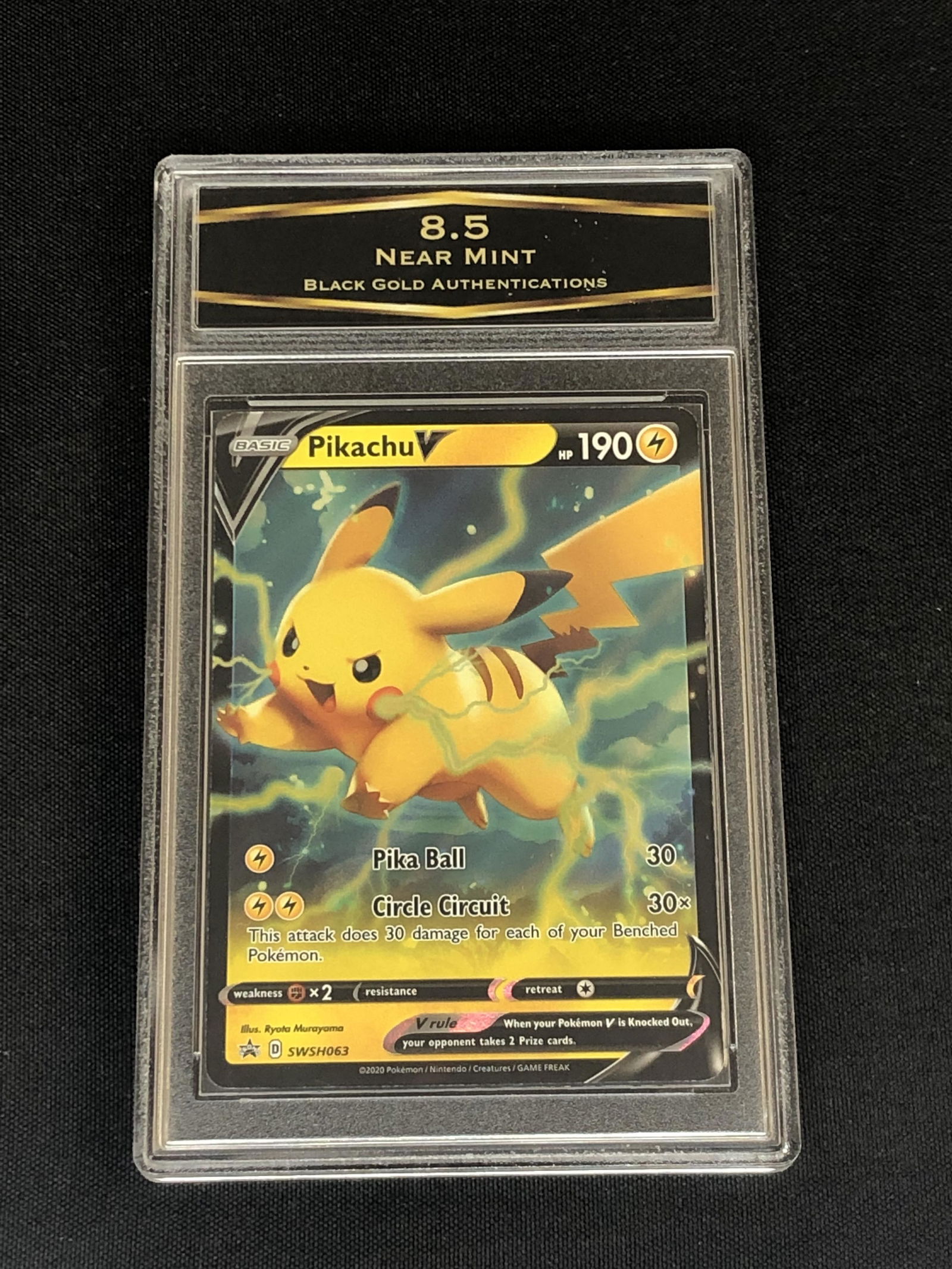 Pikachu V Graded BGA 8.5 (1 of 1)