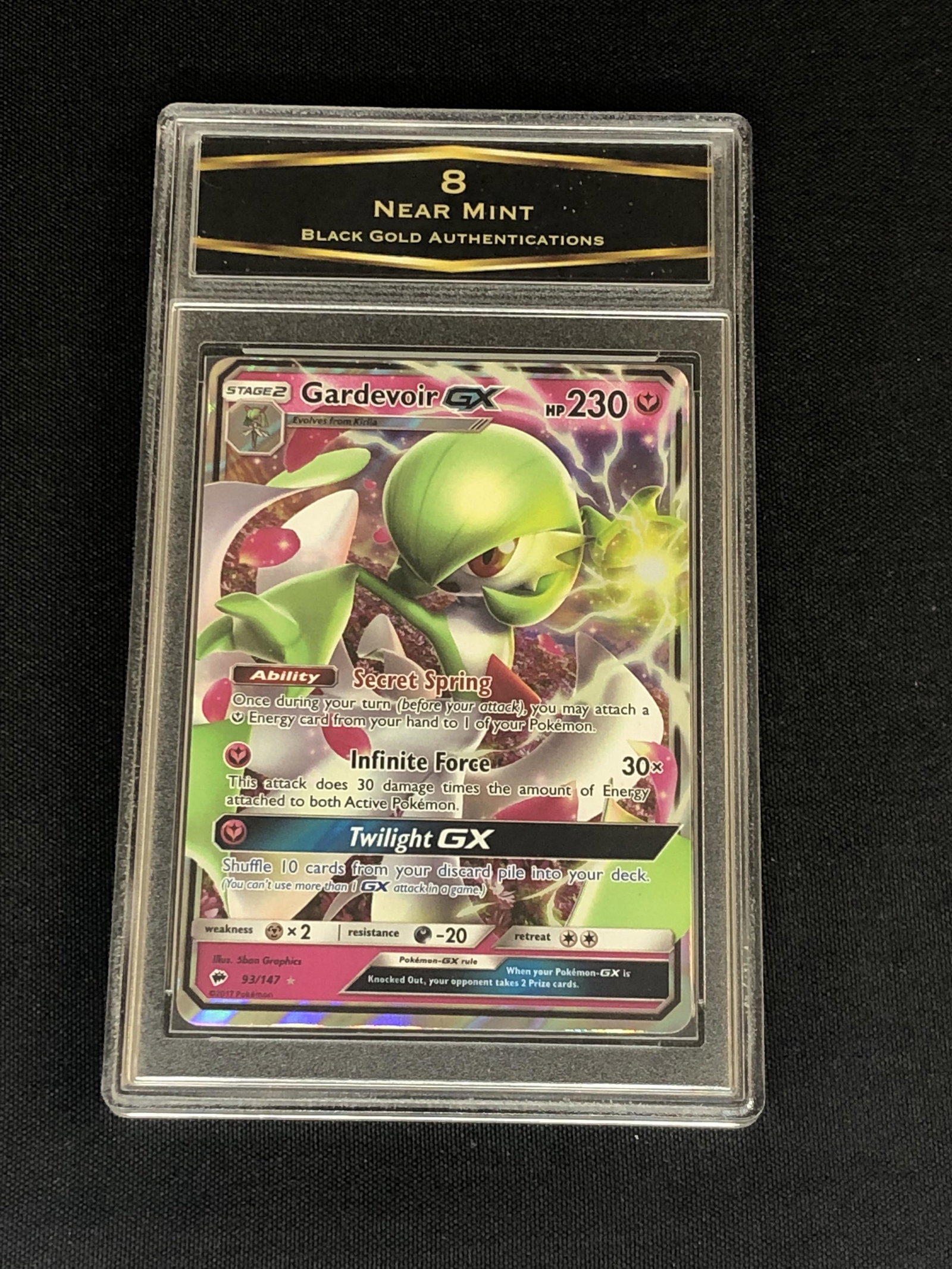 Gardevoir GX Graded BGA 8: Gardevoir GX Graded BGA 8