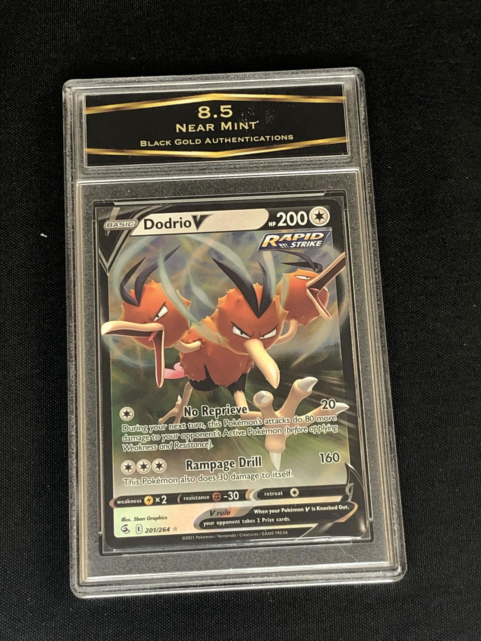 Dodrio V Rapid Strike Graded BGA 8.5 (1 of 1)