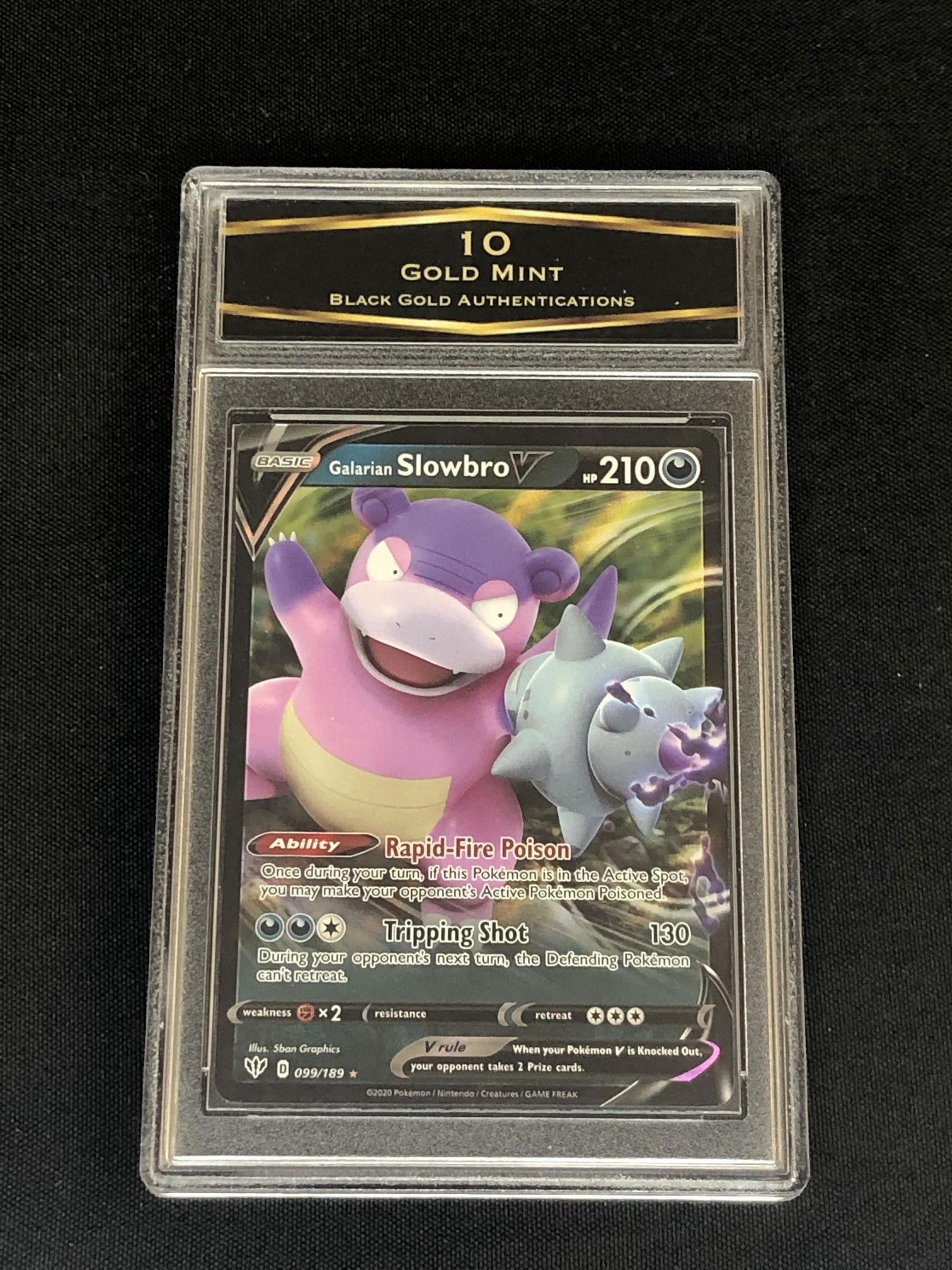 Galarian Slowbro V Graded BGA 10 (1 of 1)