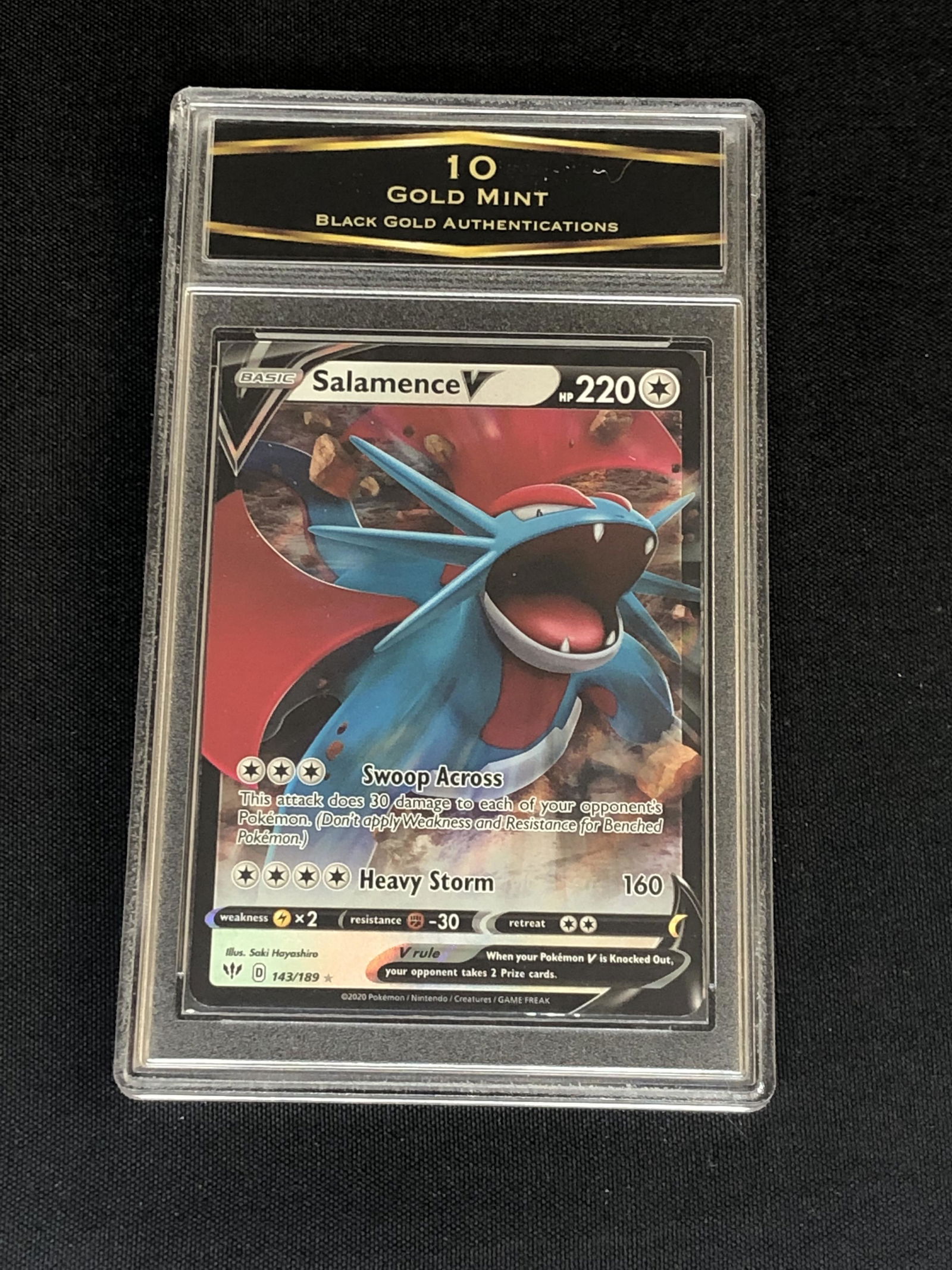 Salamence V Graded BGA 10 (1 of 1)