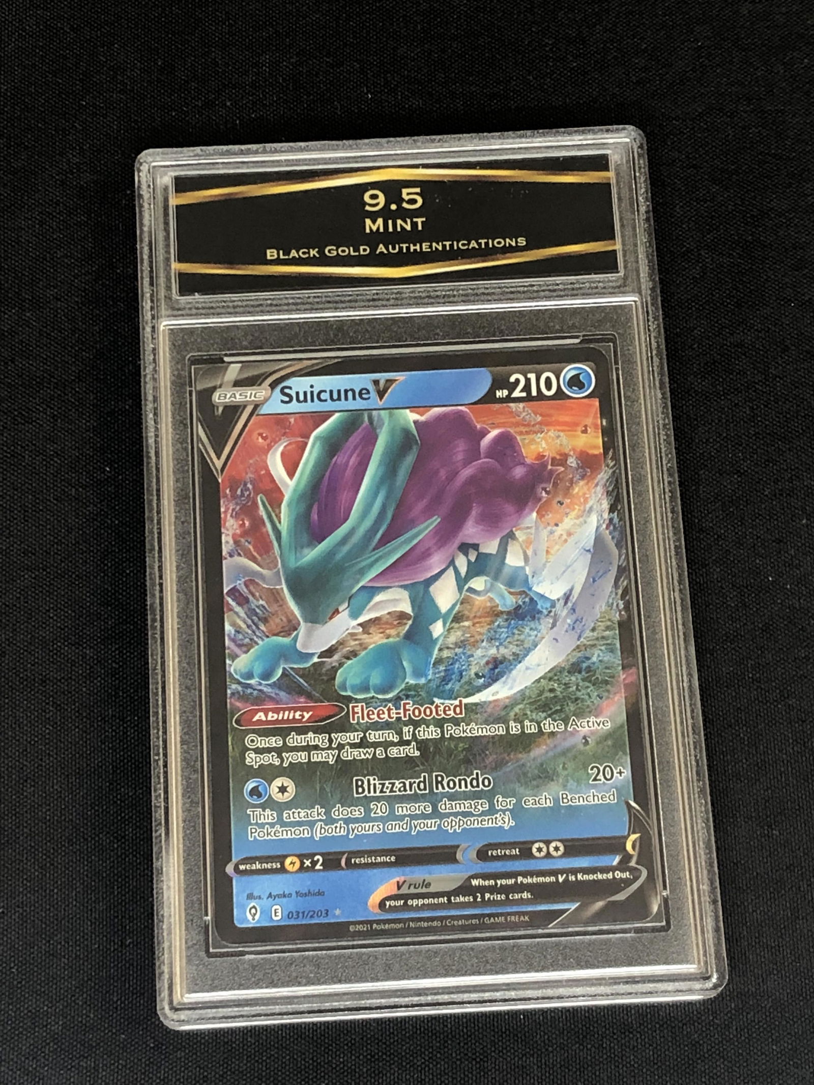 Suicune V Graded BGA 9.5 (1 of 1)