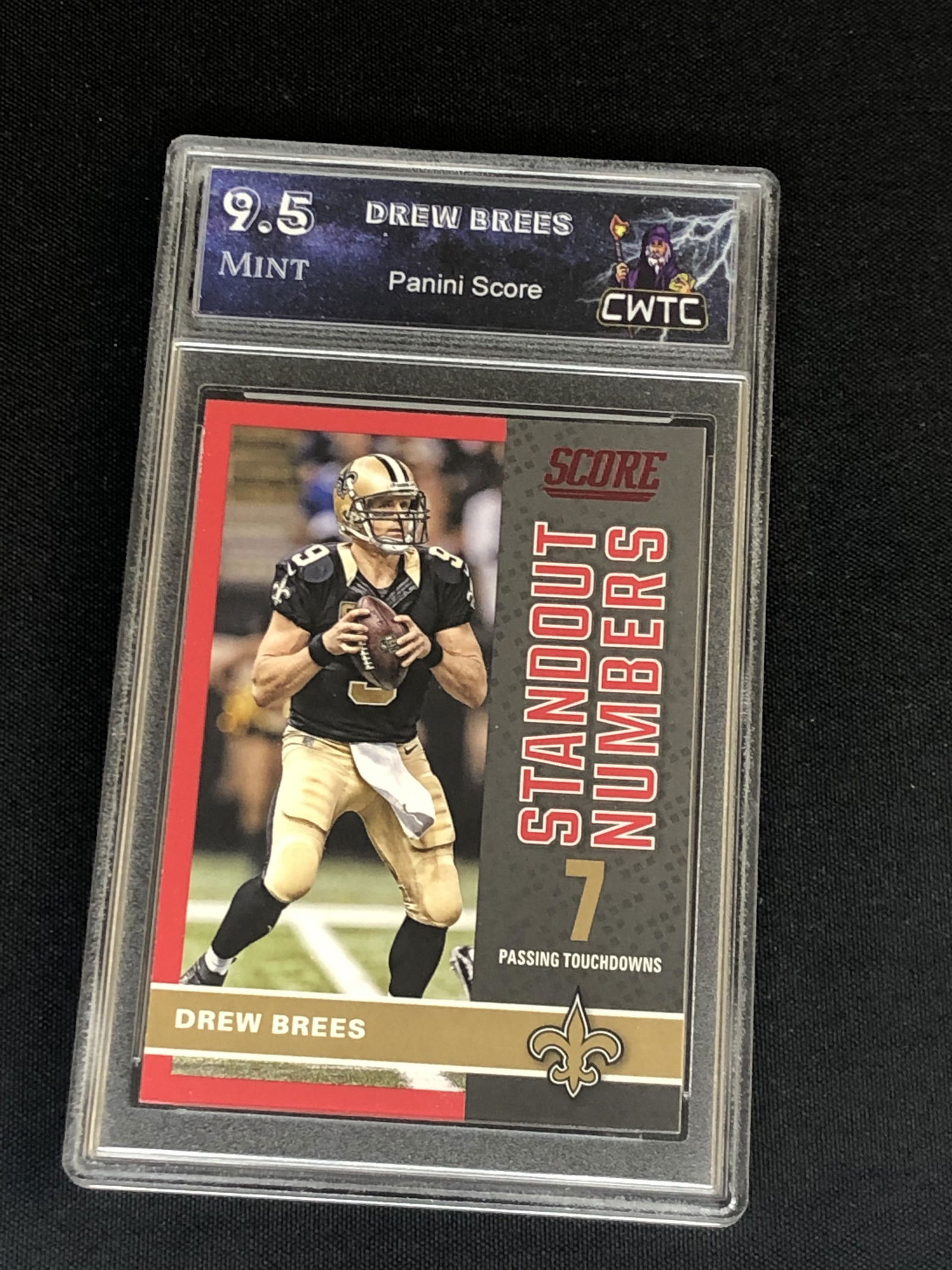Drew Brees Panini Score Graded CWTC 9.5 (1 of 1)