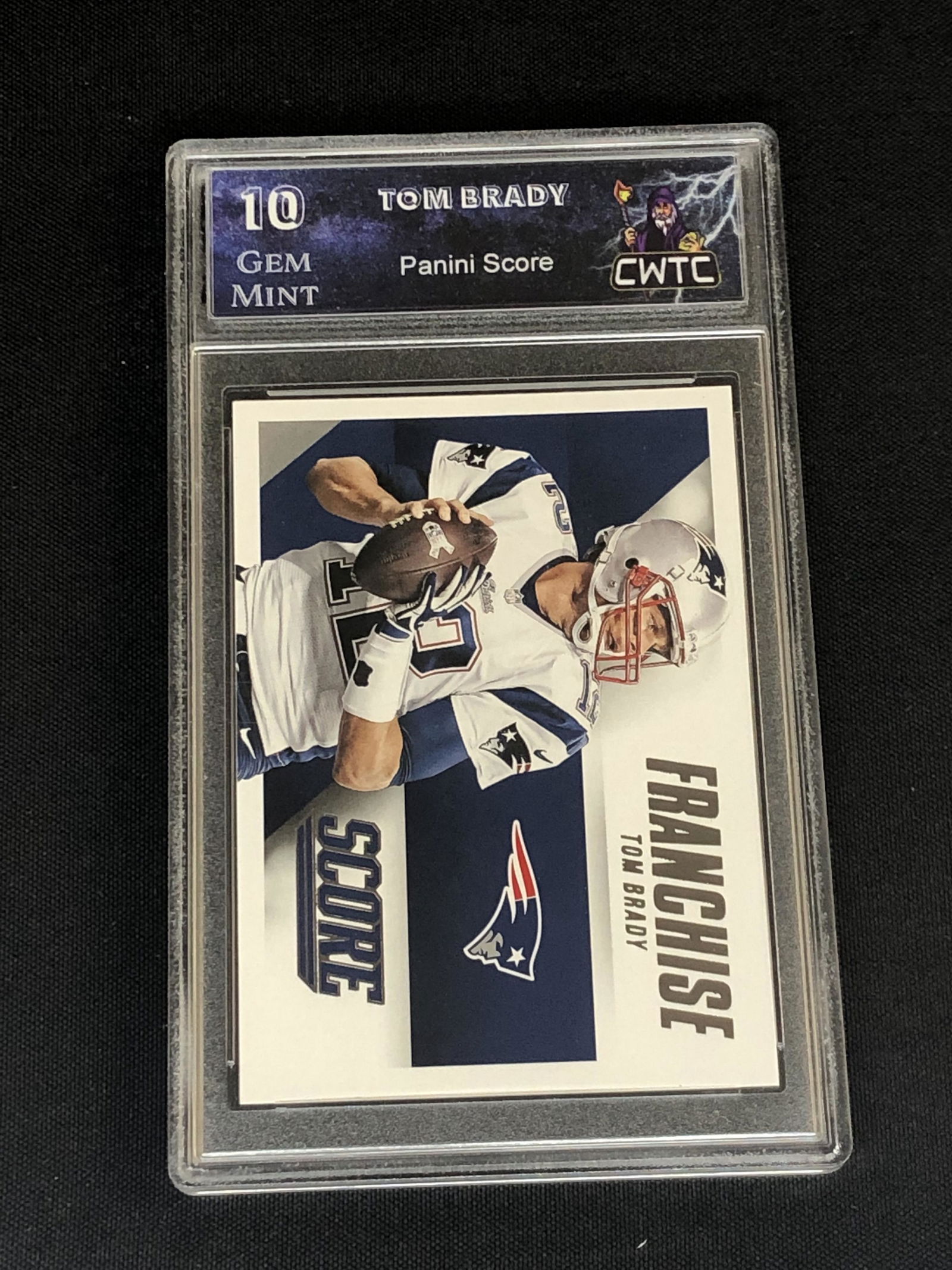 Tom Brady Panini Score Graded CWTC 10 (1 of 1)
