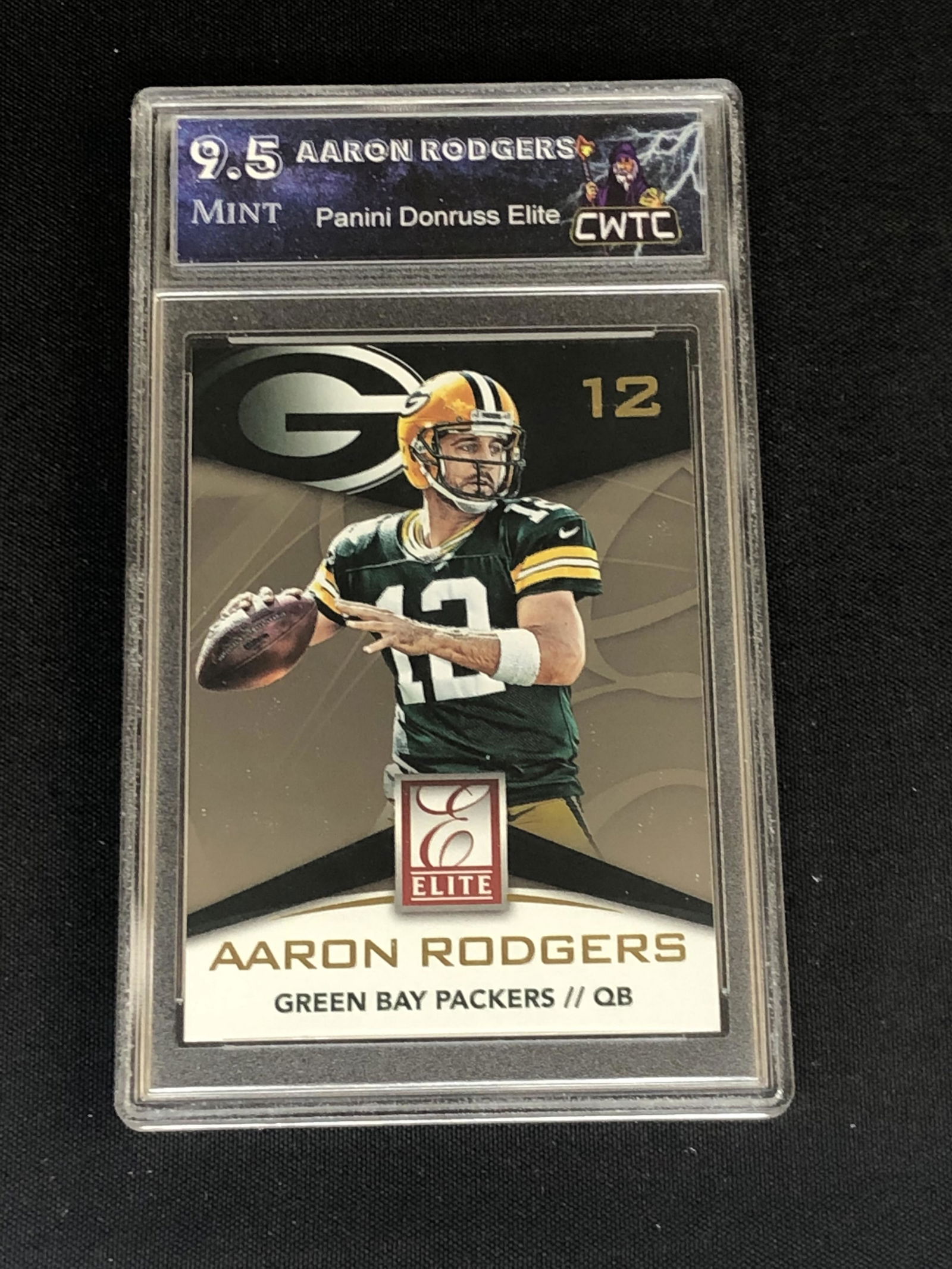 Aaron Rodgers Panini Donruss Elite Graded CWTC 9.5 (1 of 1)
