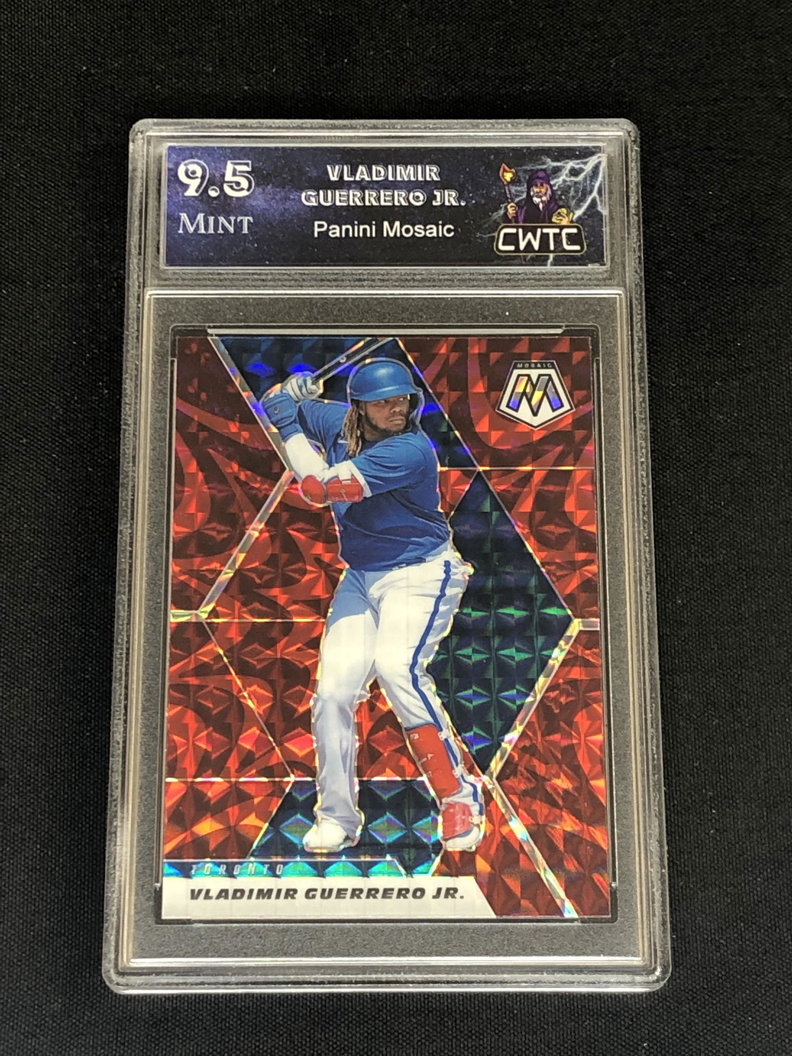 Vladimir Guerrero Panini Reactive Red Mosaic CWTC 9.5 (1 of 1)