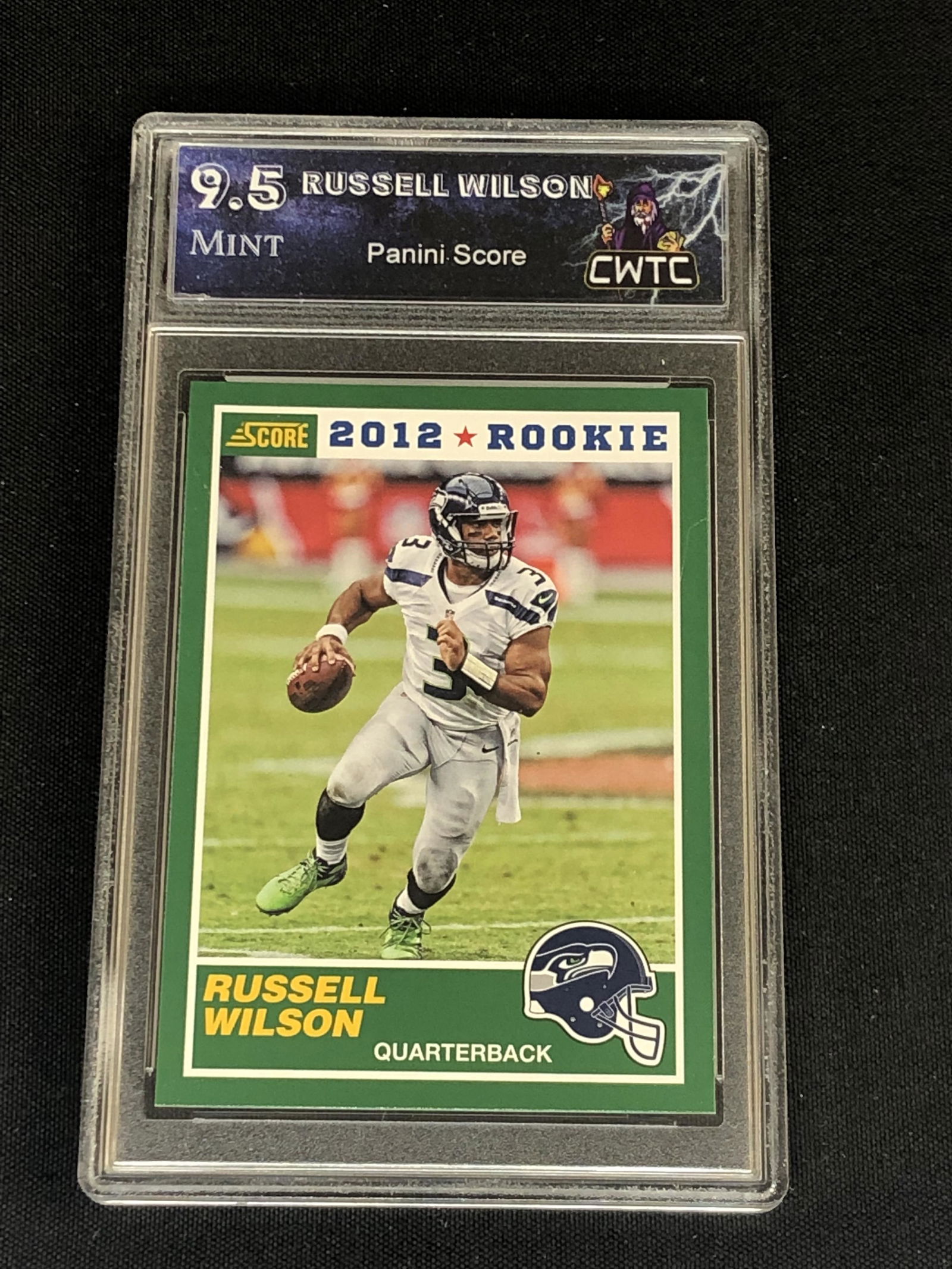 Russell Wilson Panini Score Graded CWTC 9.5 (1 of 1)