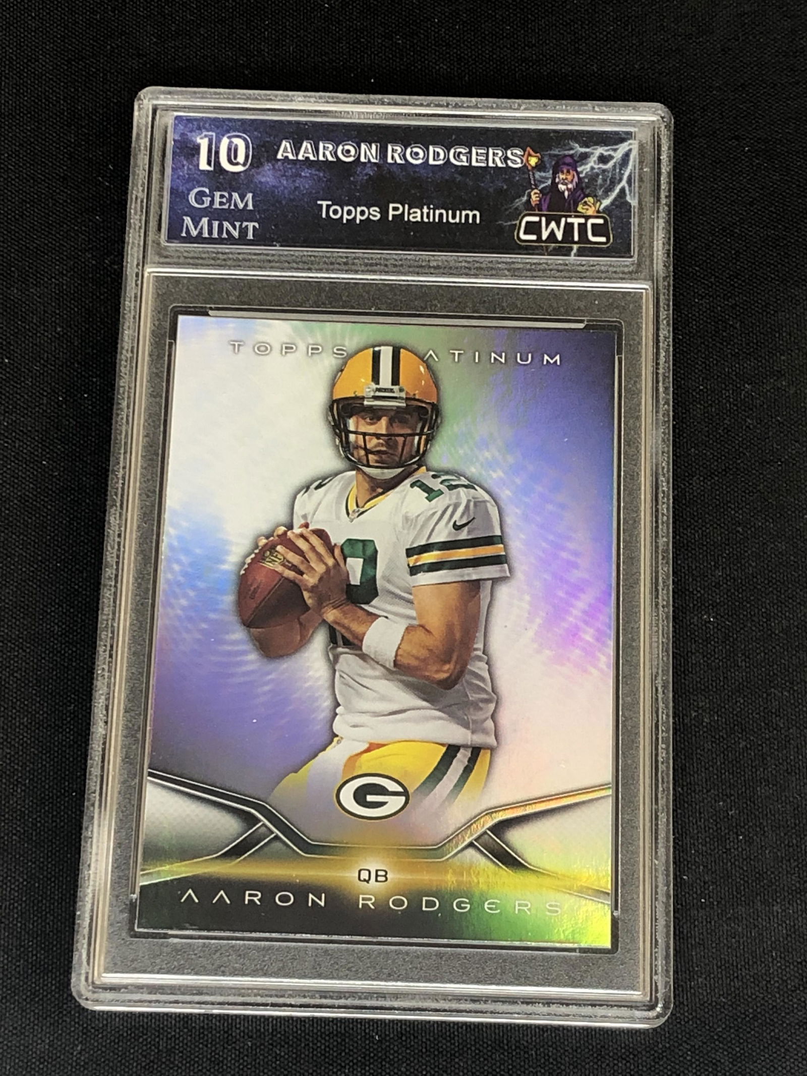 Aaron Rodgers Topps Platinum Graded CWTC 10 (1 of 1)