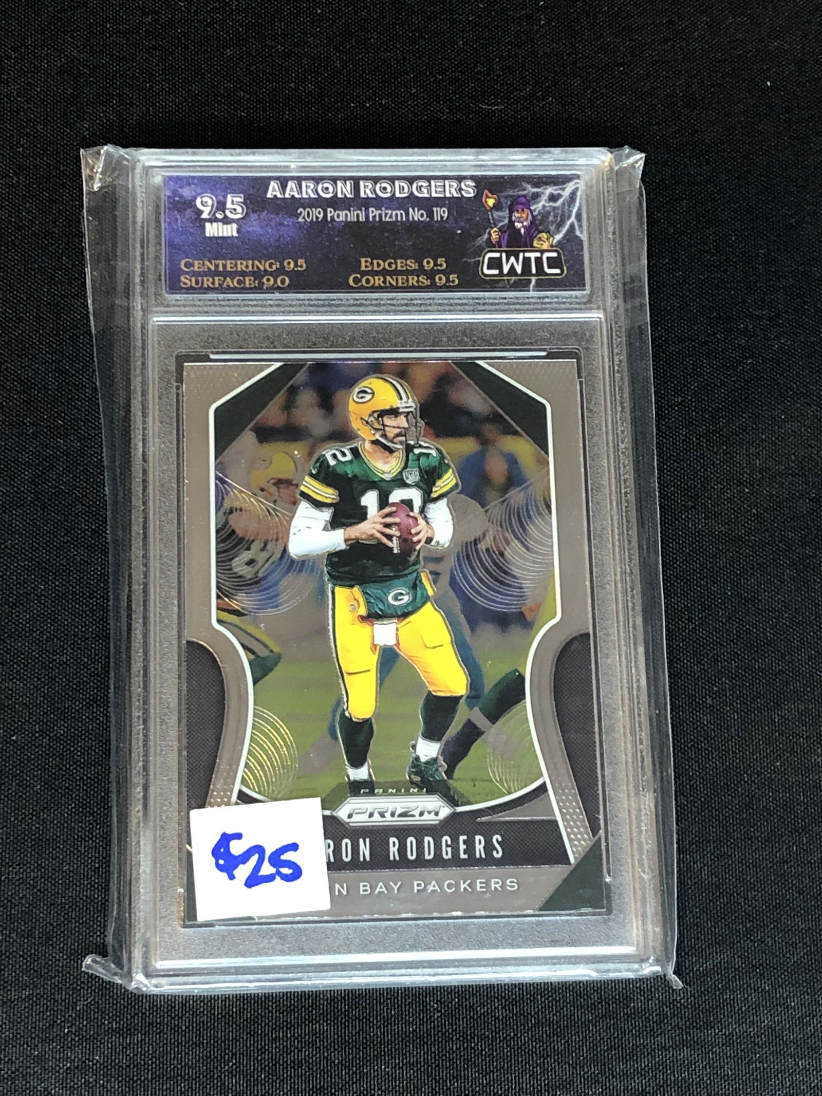 Aaron Rodgers Panini Prizm Graded CWTC 9.5 (1 of 1)