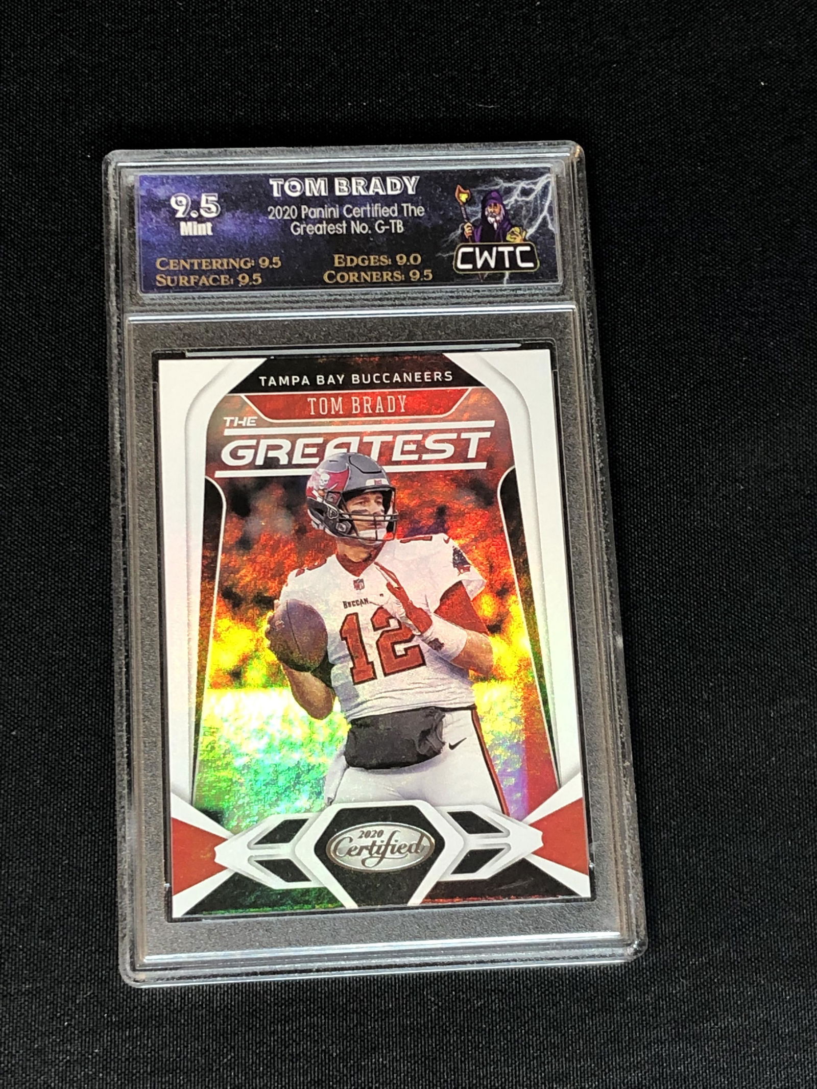 Tom Brady Panini Certified Graded CWTC 9.5 (1 of 1)