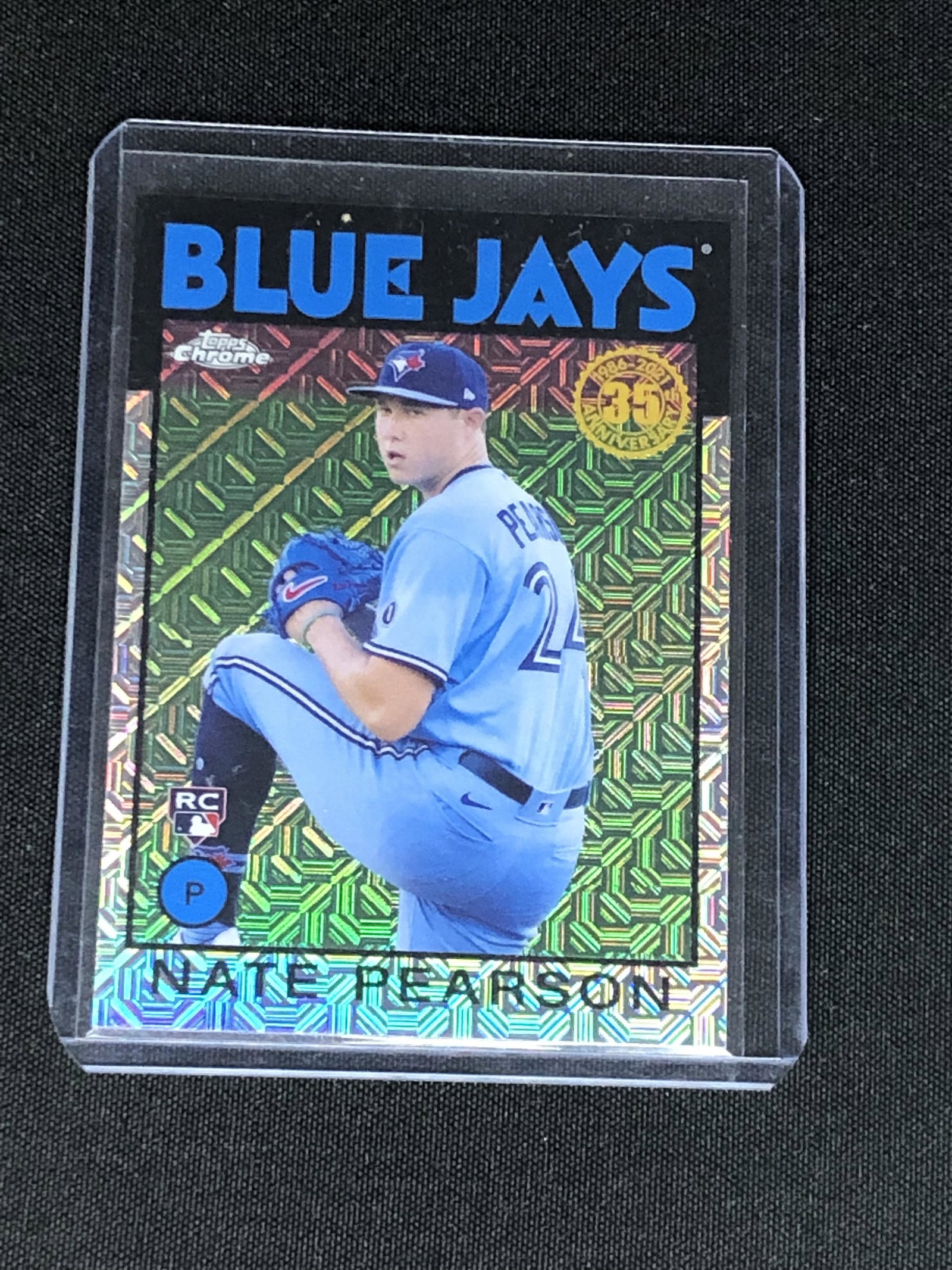 Nate Pearson Topps Chrome Mojo Refractor Rookie (1 of 1)