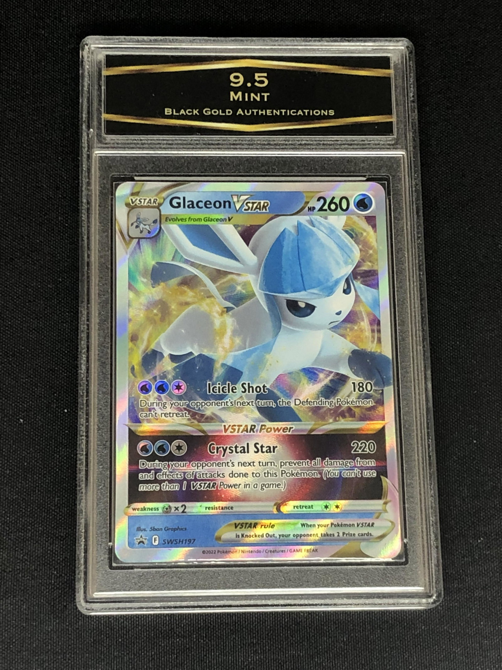 Glaceon Vstar Graded BGA 9.5: Glaceon Vstar Graded BGA 9.5