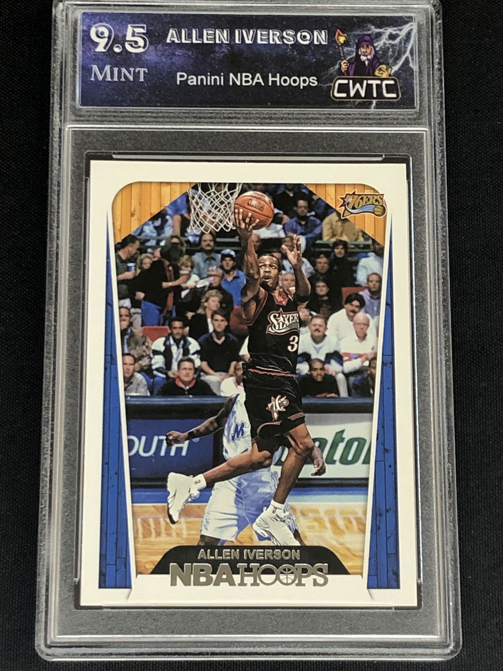 Allen Iverson Panini NBA Hoops Graded CWTC 9.5 (1 of 1)