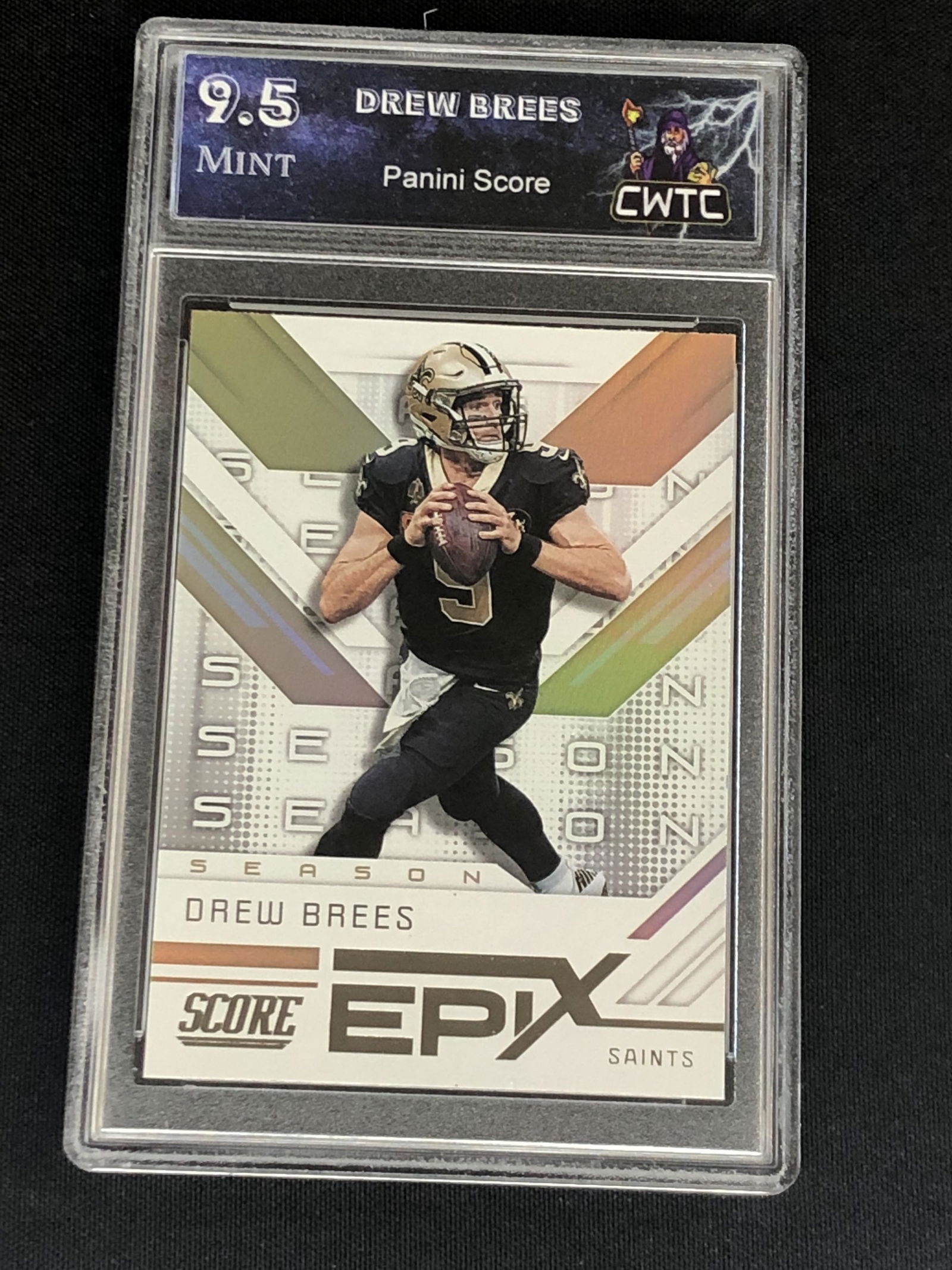 Drew Brees Panini Score Graded CWTC 9.5 (1 of 1)