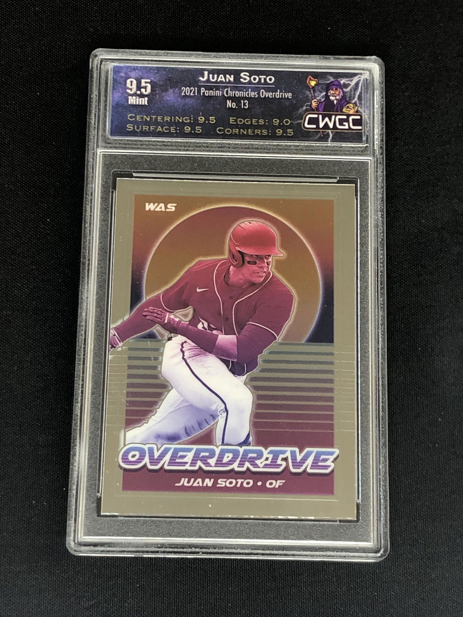 Juan Soto Panini Overdrive Graded CWTC 9.5 (1 of 1)