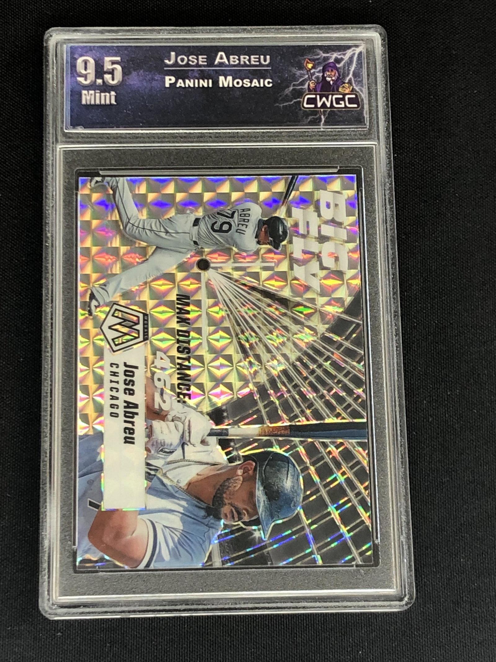 Jose Abreu Panini Mosaic Prizm graded CWTC 9.5: Jose Abreu Panini Mosaic Prizm graded CWTC 9.5