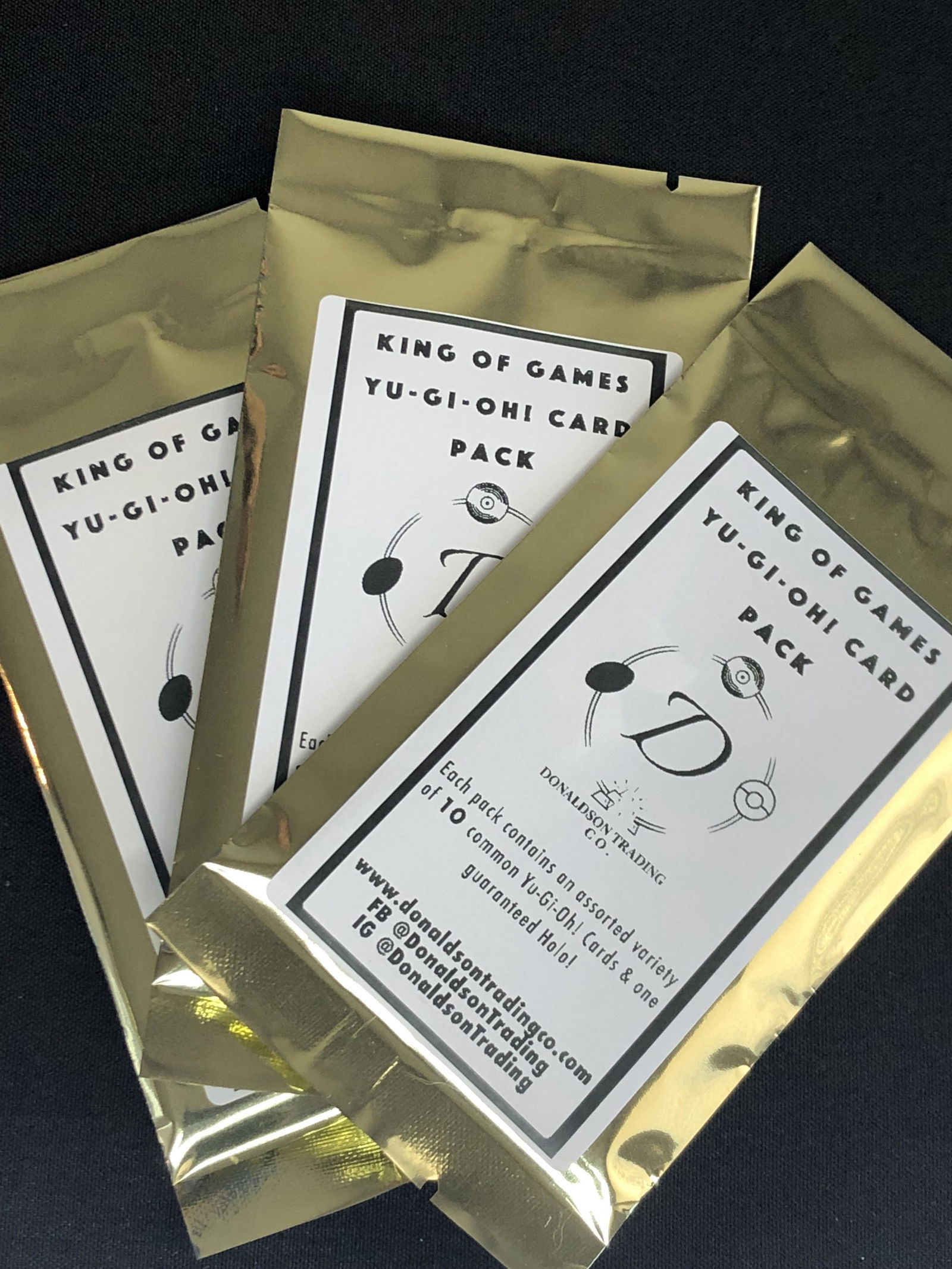 King Of Games Yu-Gi-Oh! Card Packs - Guaranteed Hit!! Lot Of 3 (1 of 1)