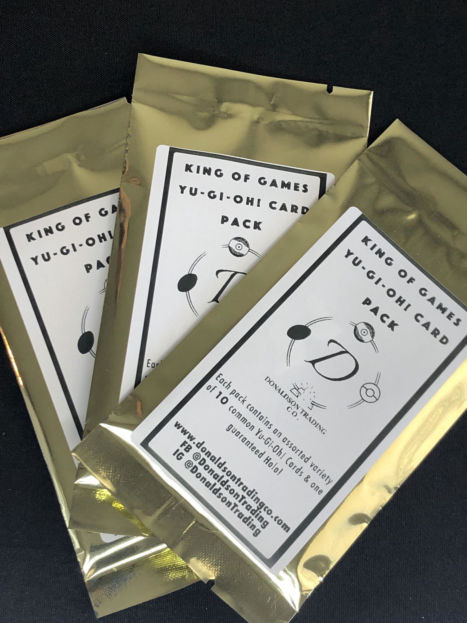 King Of Games Yu-Gi-Oh! Card Packs - Guaranteed Hit!! Lot Of 3 (1 of 1)