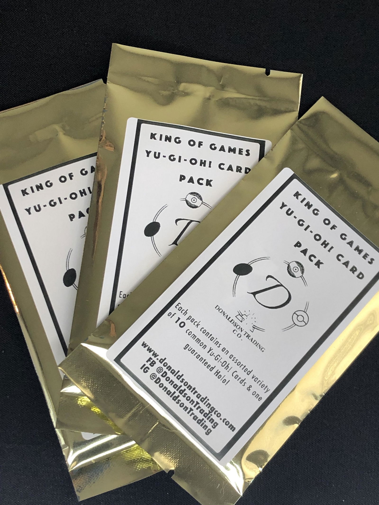 King Of Games Yu-Gi-Oh! Card Packs - Guaranteed Hit!! Lot Of 3 (1 of 1)