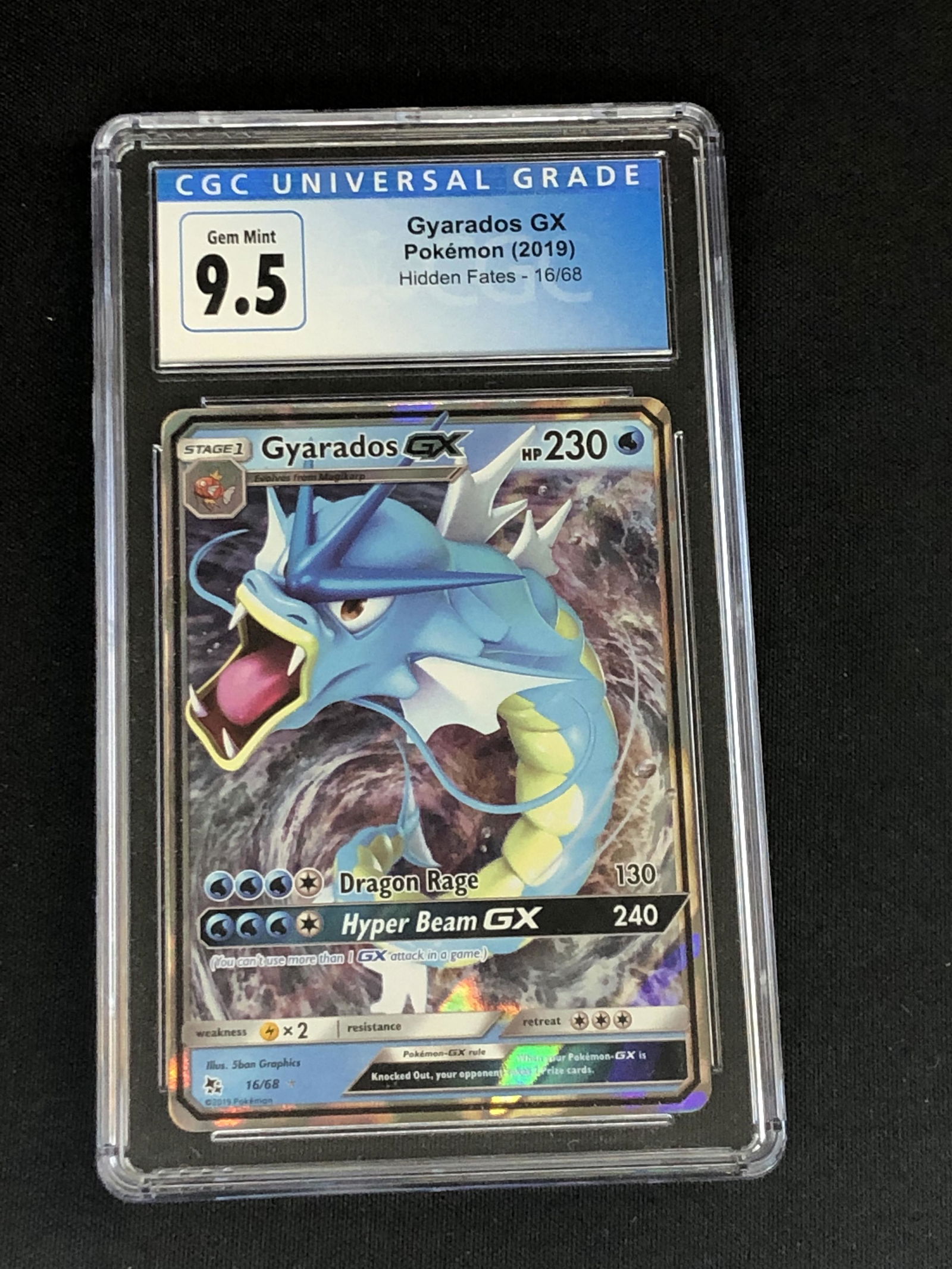 Gyarados GX Graded CGC 9.5 (1 of 1)